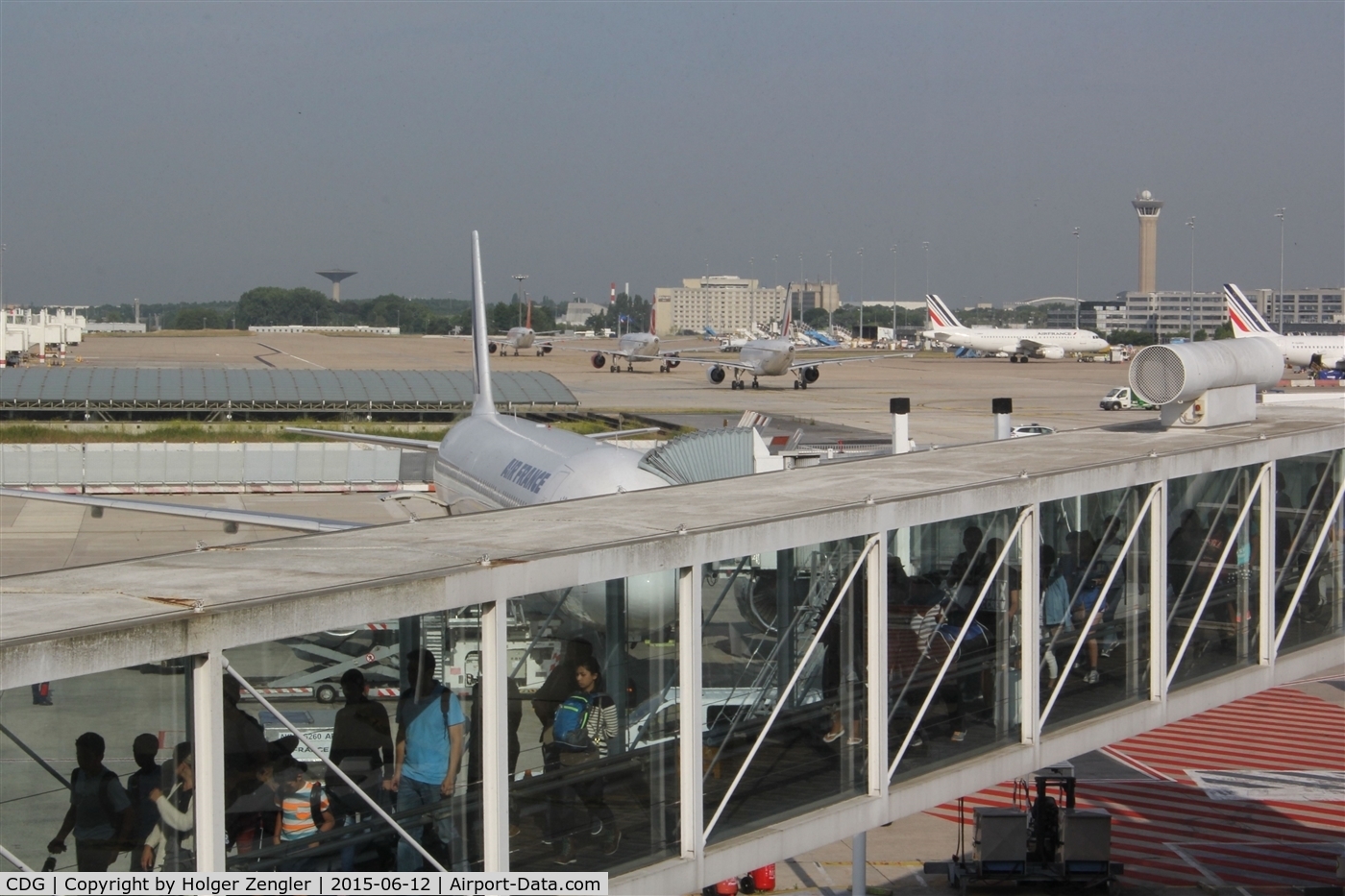 Paris Charles de Gaulle Airport (Roissy Airport), Paris France (CDG) - At terminal 2...