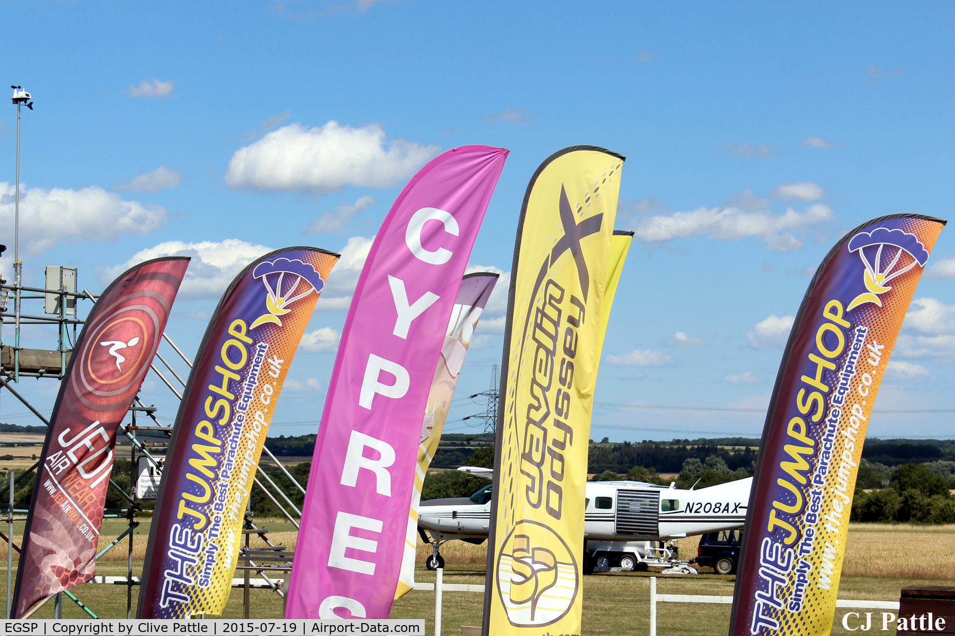 Peterborough/Sibson Airport, Peterborough, England United Kingdom (EGSP) - A view of the para jumping Club area at Peterborough/Sibson airfield EGSP. 