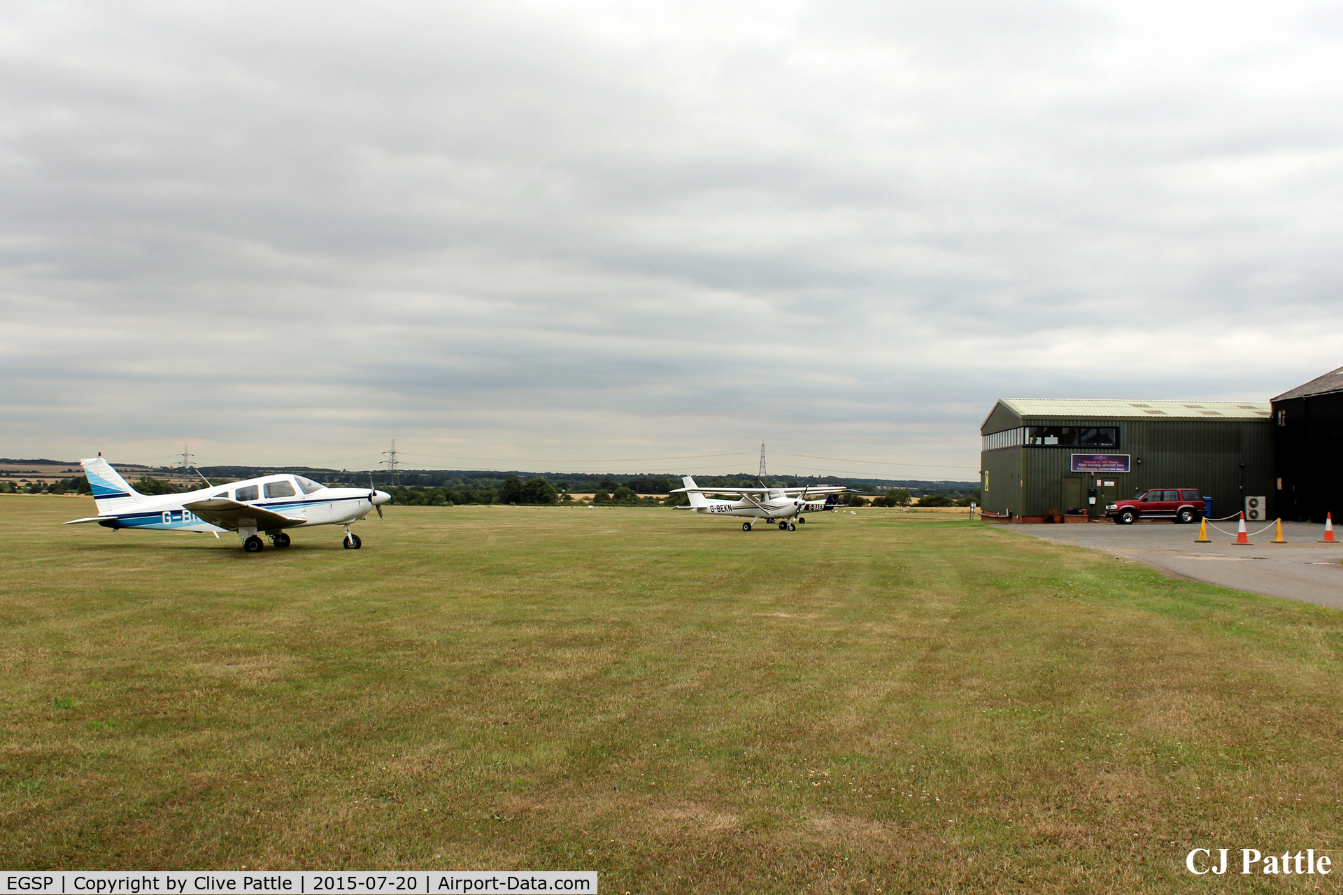 Peterborough/Sibson Airport, Peterborough, England United Kingdom (EGSP) - A view across the airfield at Sibson EGSP
