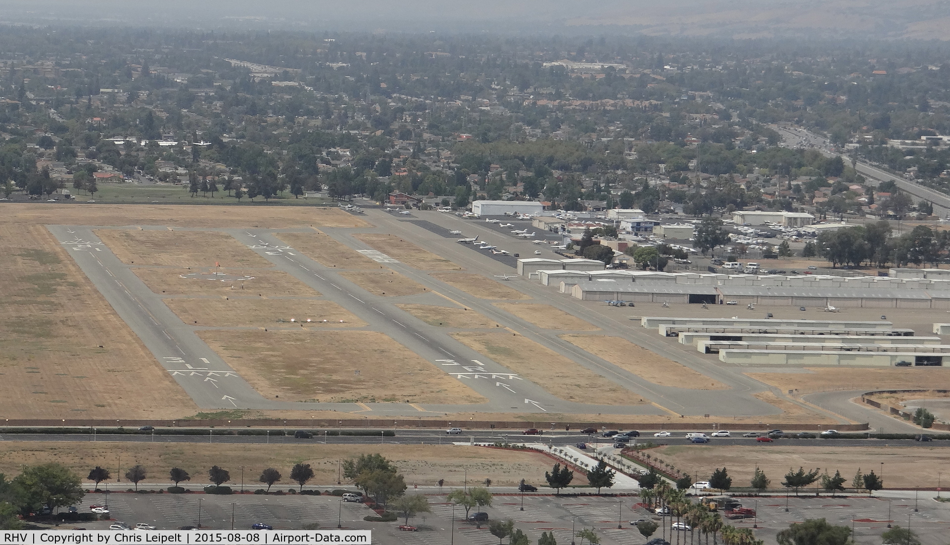 Reid-hillview Of Santa Clara County Airport (RHV) - On final approach into Reid Hillview Airport, CA for 31L.