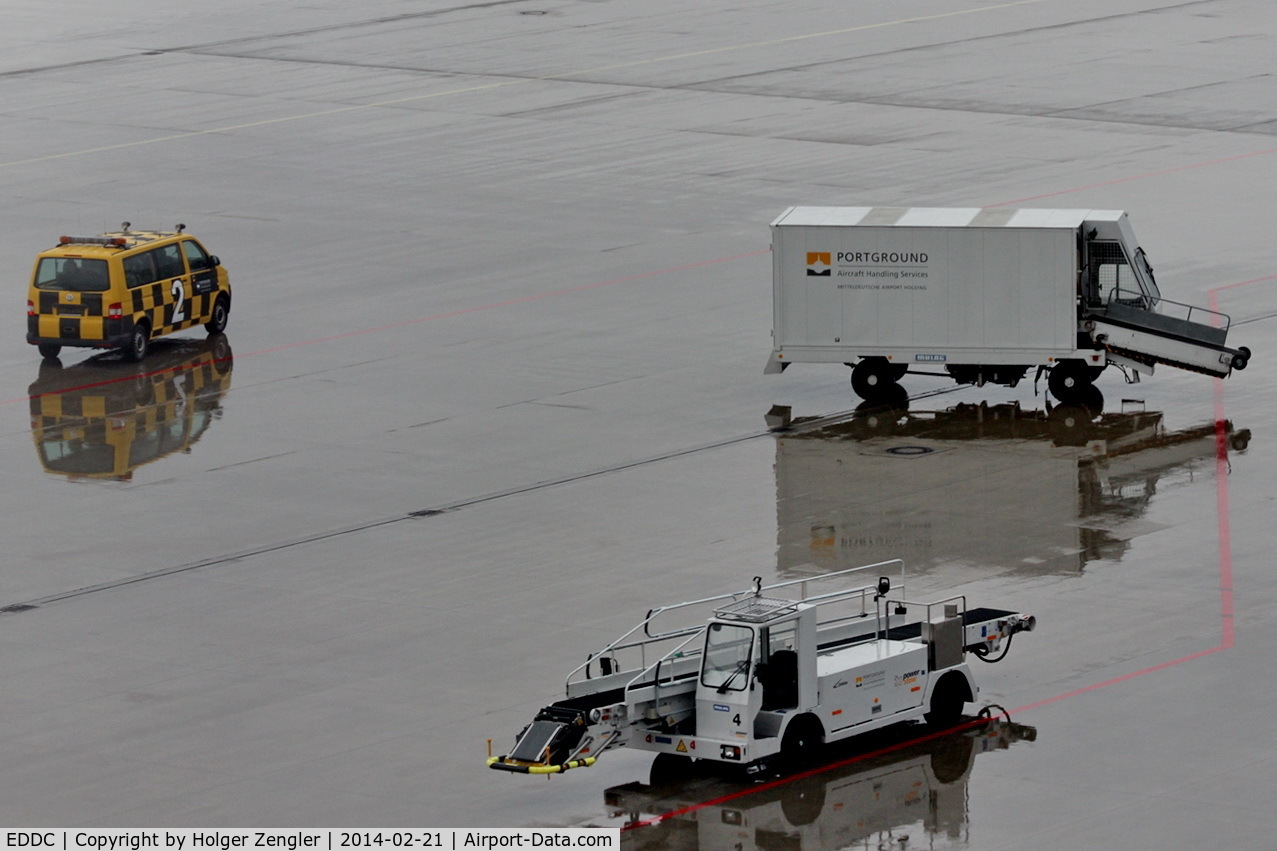 Dresden Klotzsche Airport, Dresden Germany (EDDC) - Airport items in attendance...