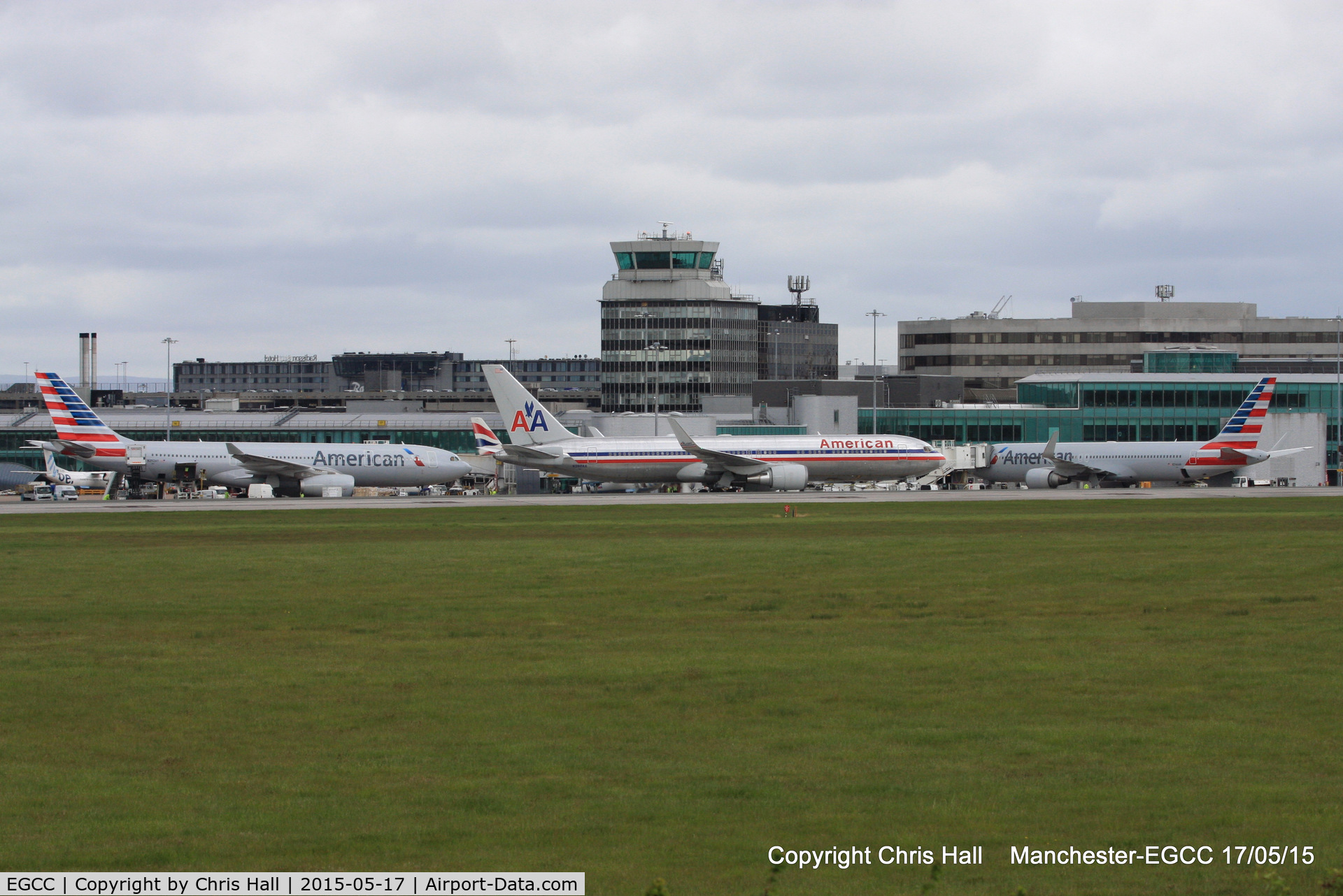 Manchester Airport, Manchester, England United Kingdom (EGCC) - American Airlines at Manchester