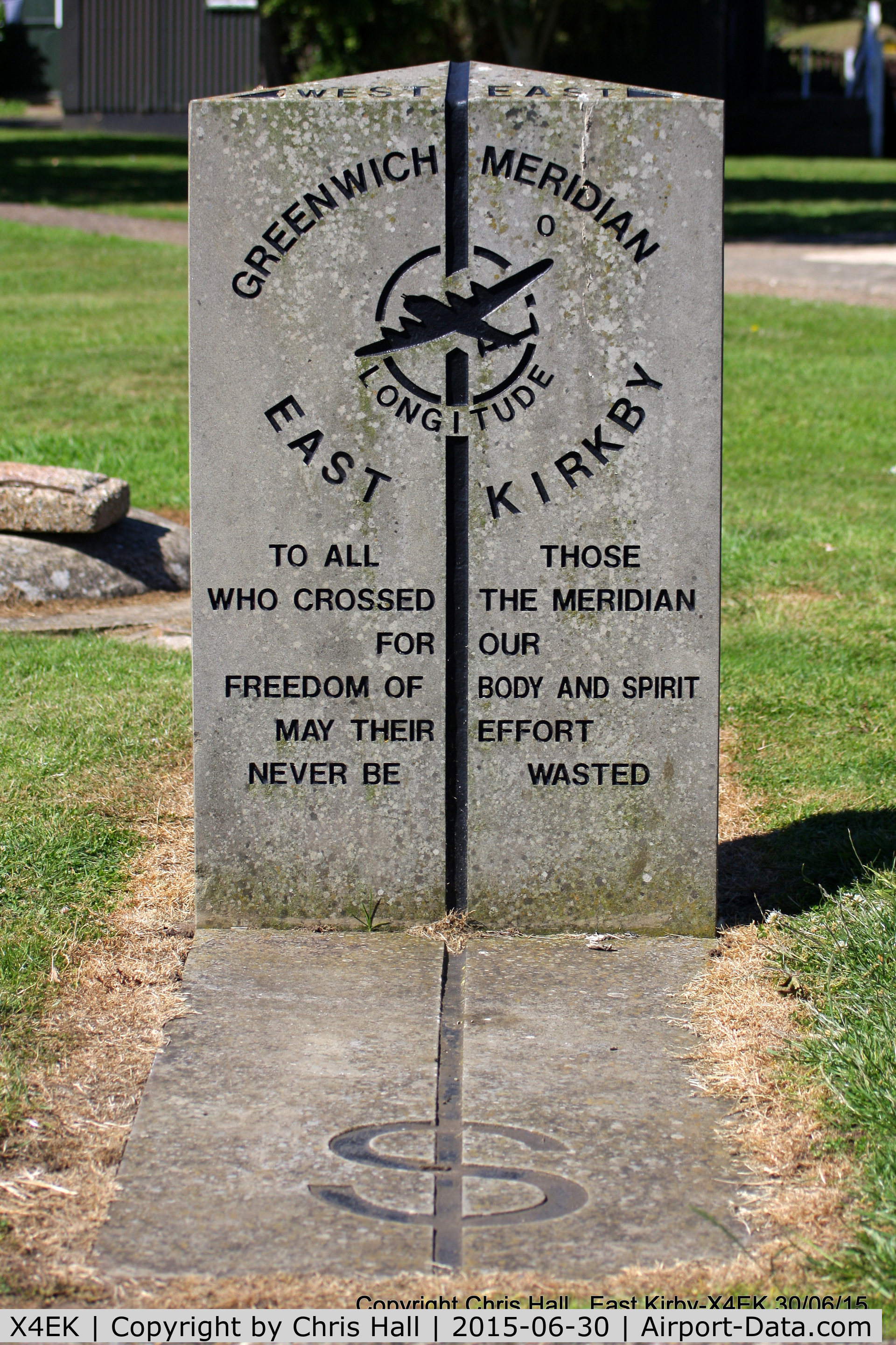 X4EK Airport - memorial at the Lincolnshire Aviation Heritage Centre, RAF East Kirkby