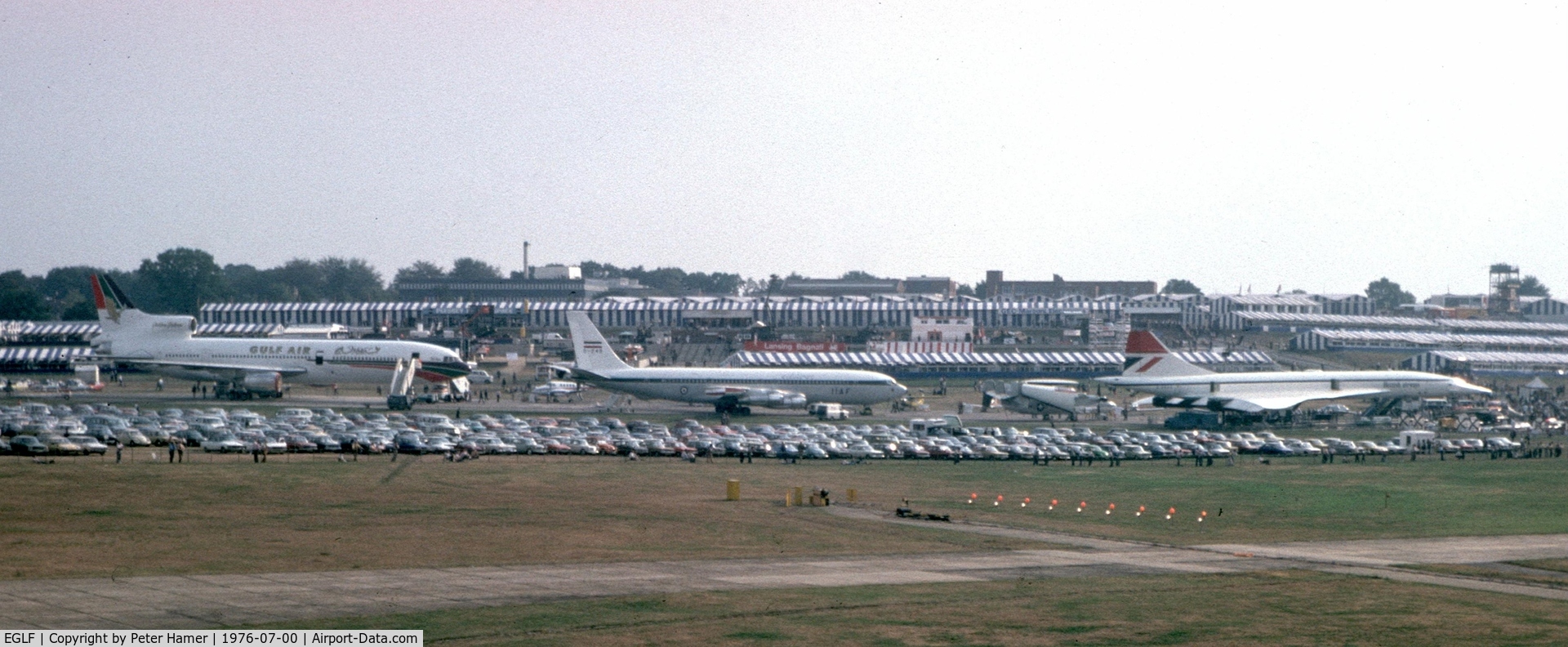 Farnborough Airfield Airport, Farnborough, England United Kingdom (EGLF) - SBAC 1976