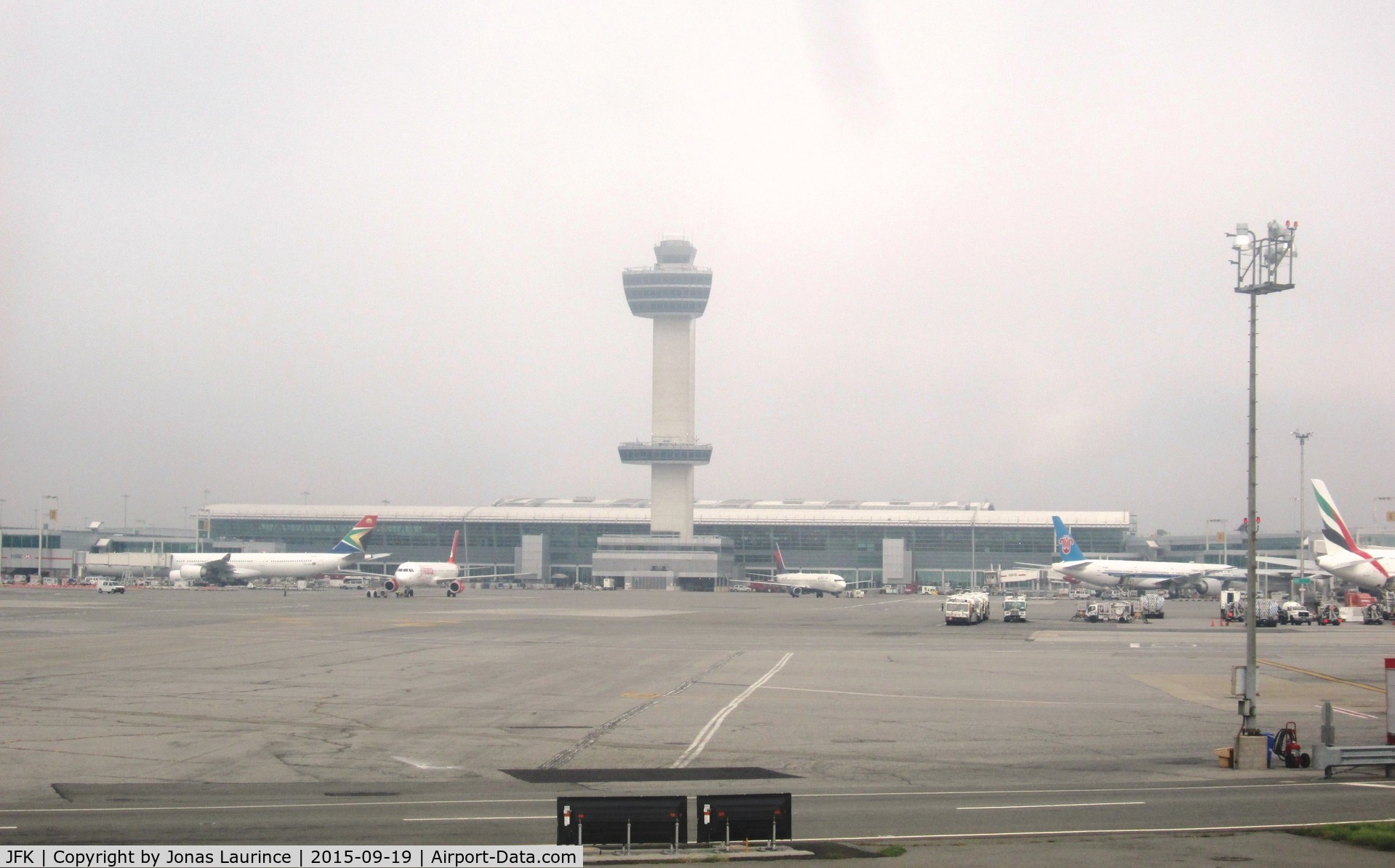 John F Kennedy International Airport (JFK) - View of the JFK Airport of New York