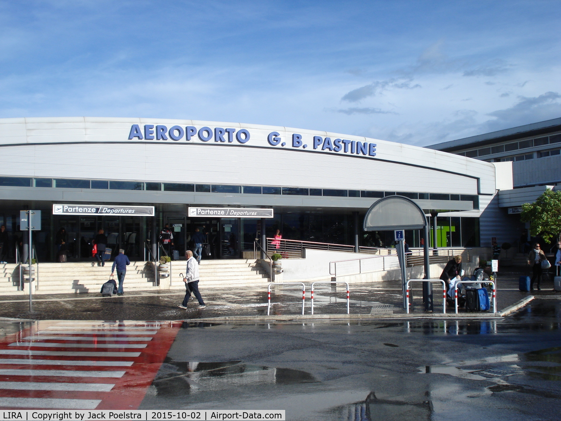 Ciampino Airport (Giovan Battista Pastine Airport), Rome Italy (LIRA) - Departure terminal of CIA