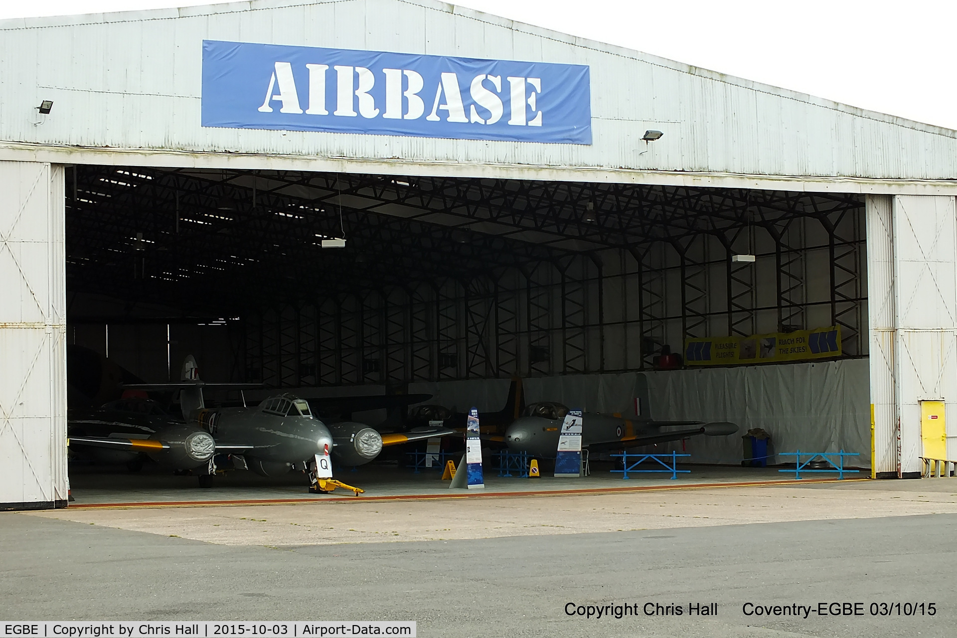 Coventry Airport, Coventry, England United Kingdom (EGBE) - 'Airbase' at Coventry