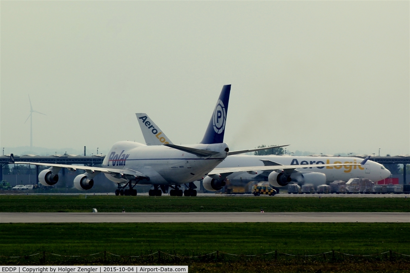 Leipzig/Halle Airport, Leipzig/Halle Germany (EDDP) - Inbound traffic on apron 5....