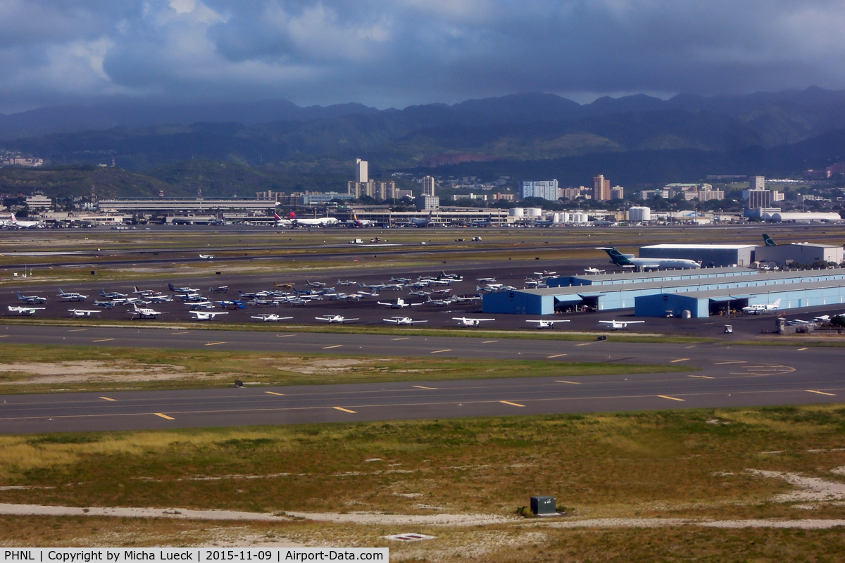Honolulu International Airport, Honolulu, Hawaii United States (PHNL) - General aviation apron