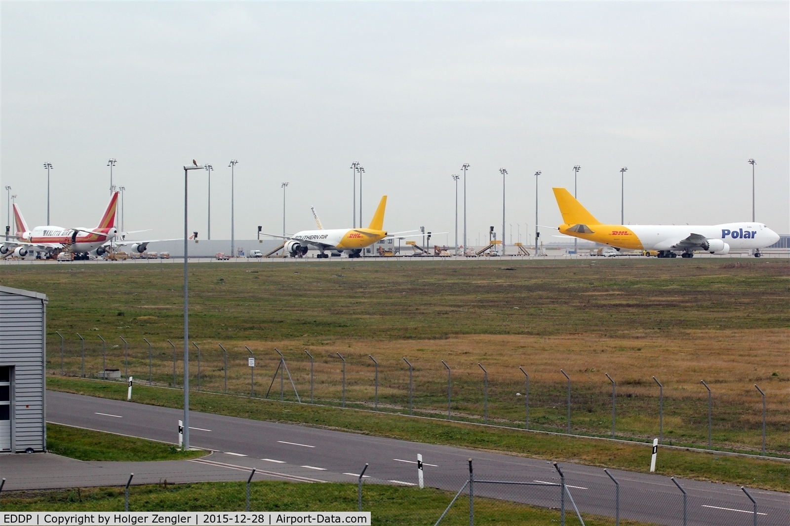 Leipzig/Halle Airport, Leipzig/Halle Germany (EDDP) - Apron 4 (wide) ...