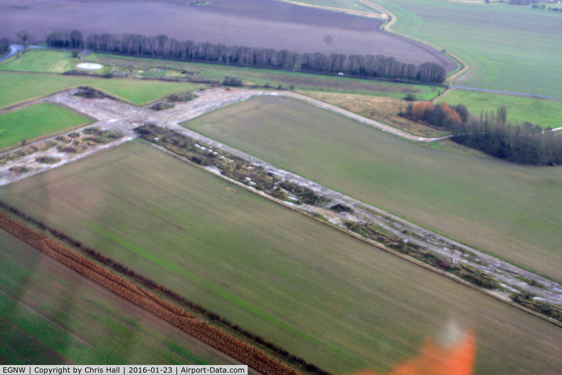 Wickenby Aerodrome Airport, Lincoln, England United Kingdom (EGNW) - the disused southern part of Wickenby airfield