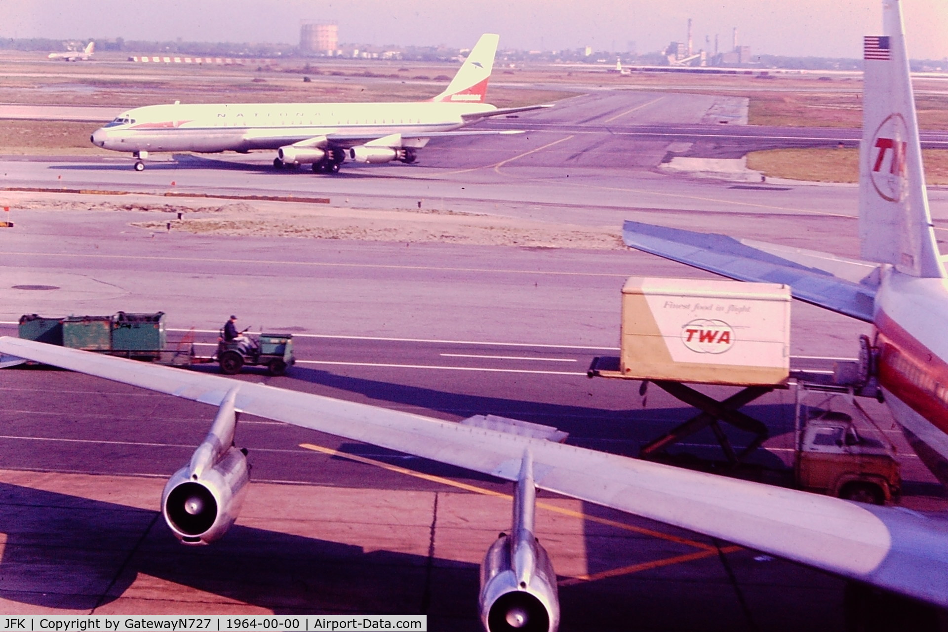 John F Kennedy International Airport (JFK) - National DC-8.