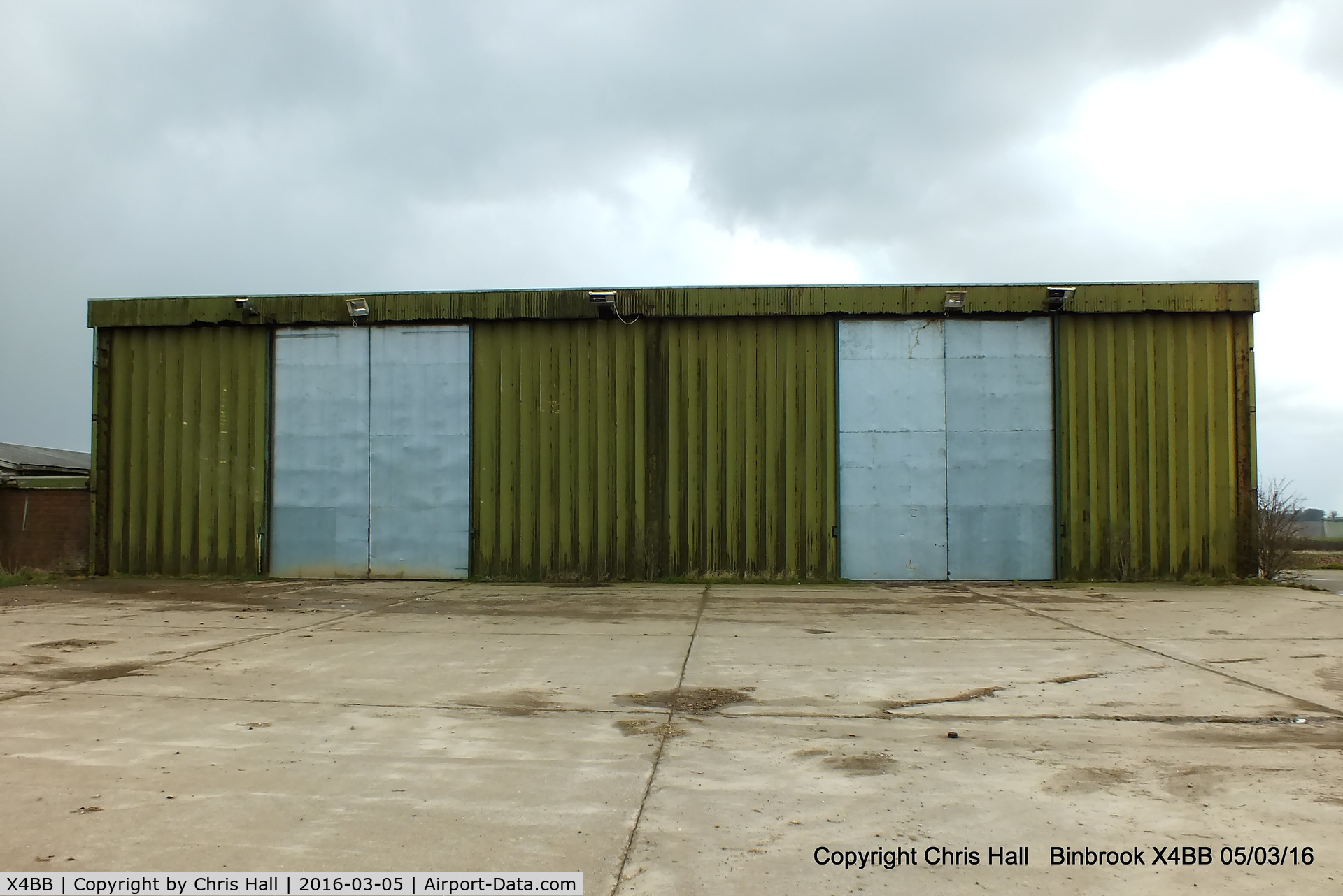 X4BB Airport - QRA shed at the former RAF Binbrook