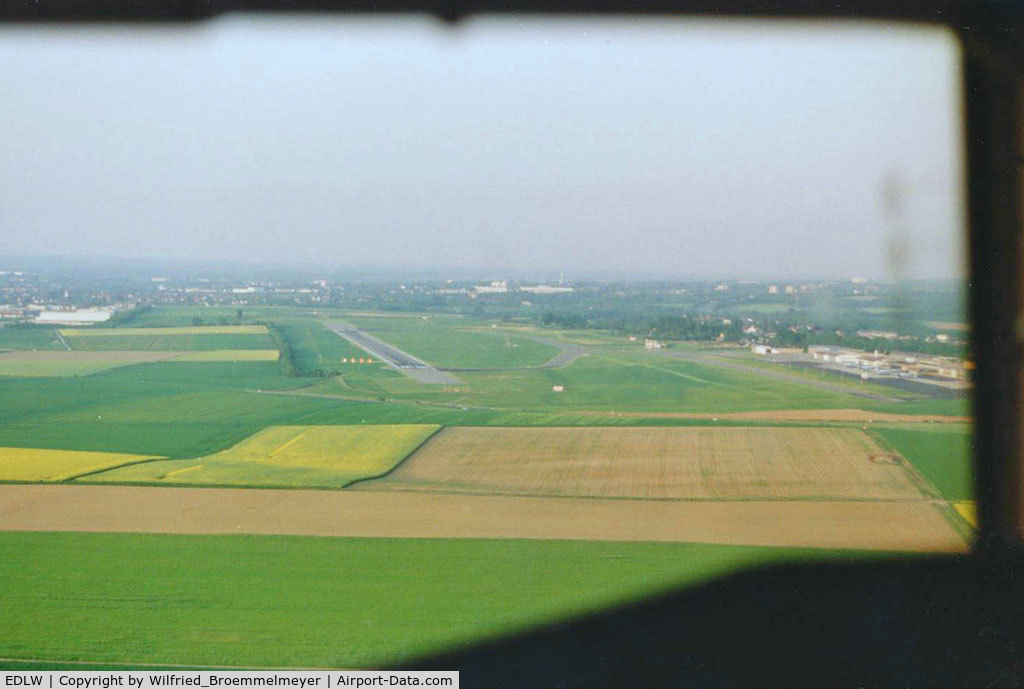Dortmund Airport, Dortmund Germany (EDLW) - Right Hand Visual to Runway 06. On board on Eurowings ATR72-212 D-AEWG Flight from THF to DTM.