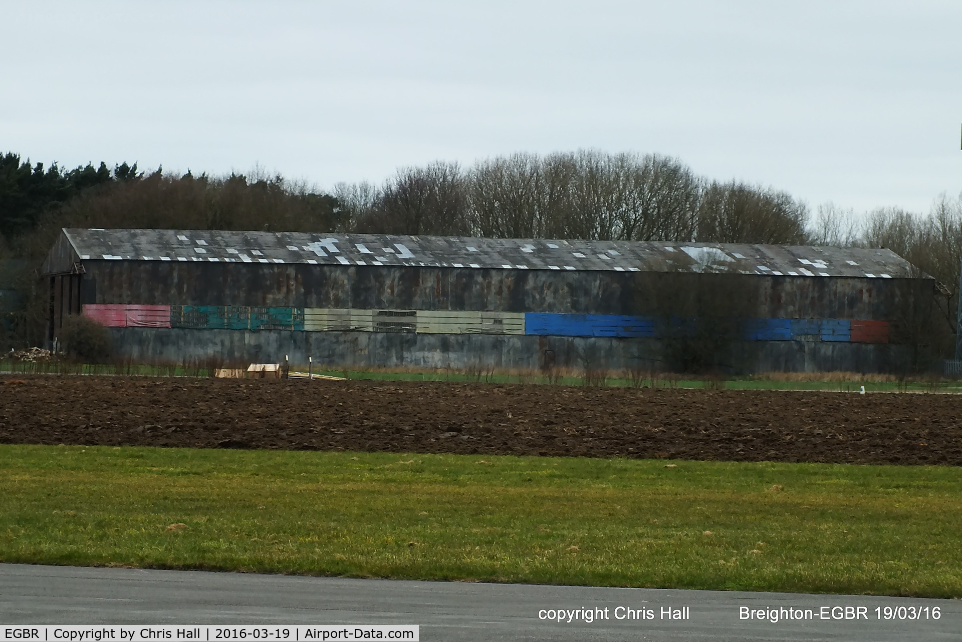 EGBR Airport - the only surviving WWII hangar at Breighton