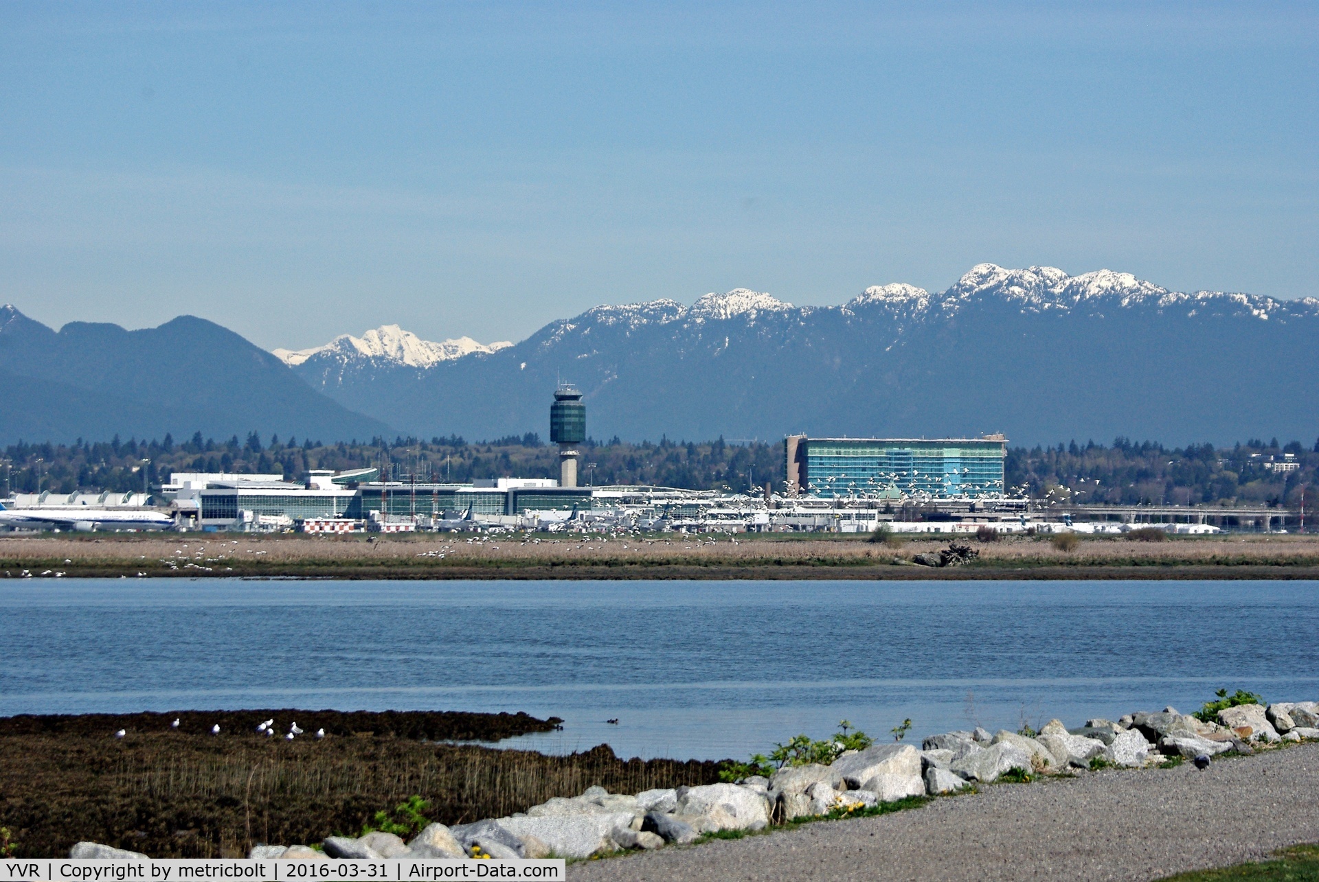 Vancouver International Airport, Vancouver, British Columbia Canada (YVR) - YVR across the river.