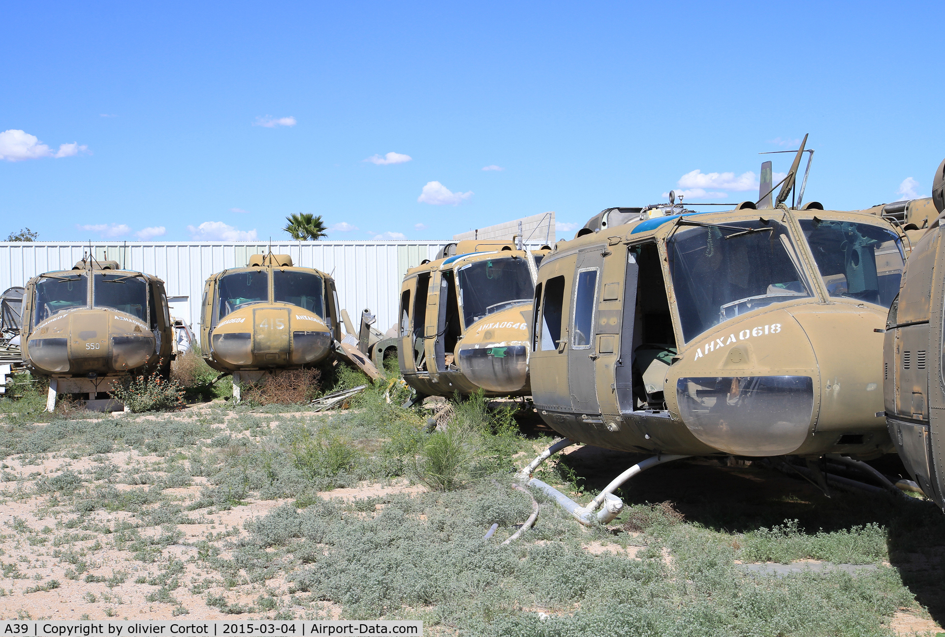 Ak-chin Regional Airport (A39) - many 60's UH-1s are stored there