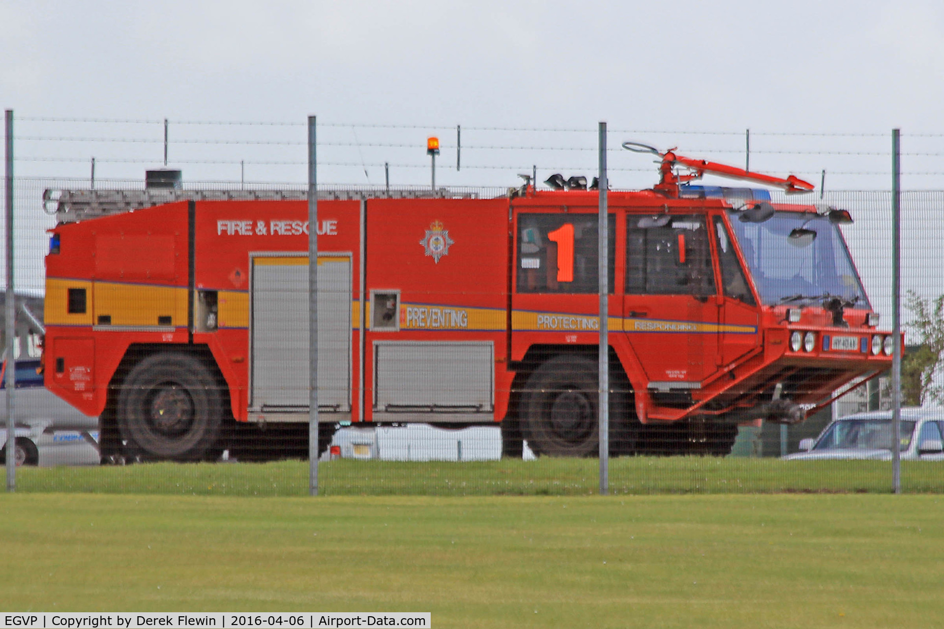 AAC Middle Wallop Airfield Airport, Andover, England United Kingdom (EGVP) - Fire 1 at EGVP.