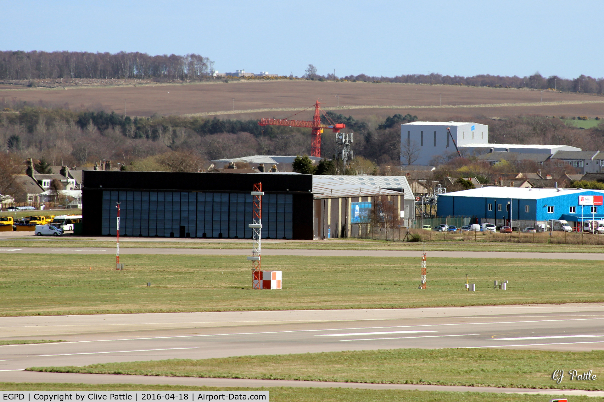 Aberdeen Airport, Aberdeen, Scotland United Kingdom (EGPD) - Aberdeen EGPD - BMI Regional hangar complex