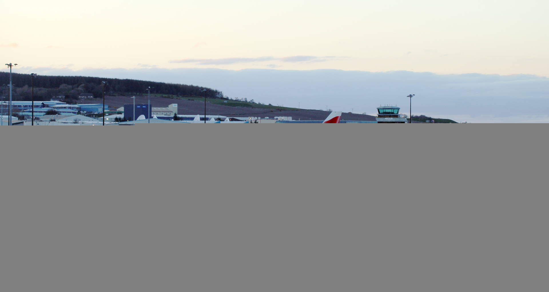 Aberdeen Airport, Aberdeen, Scotland United Kingdom (EGPD) - Main apron at Aberdeen EGPD