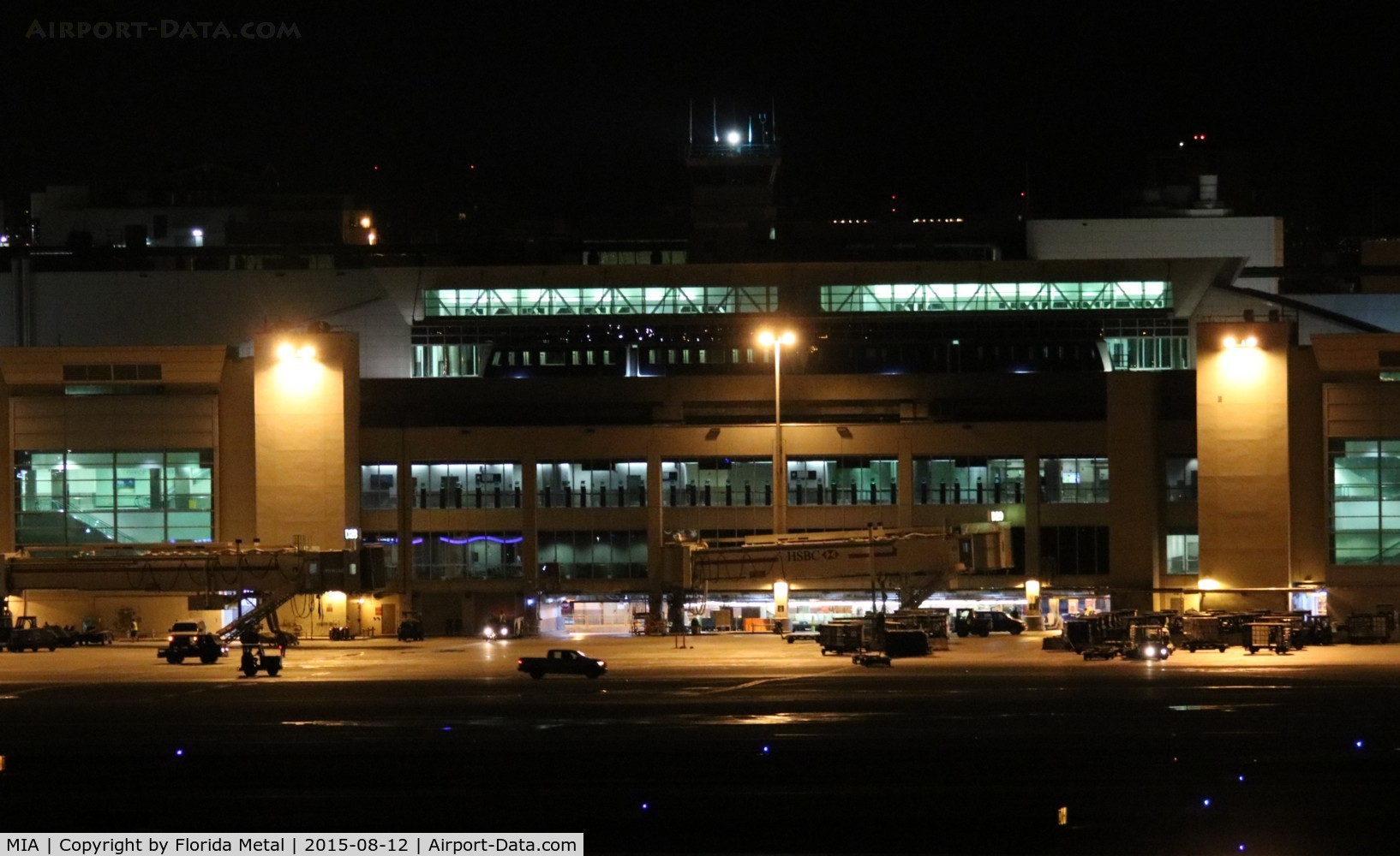Miami International Airport (MIA) - Terminal at night