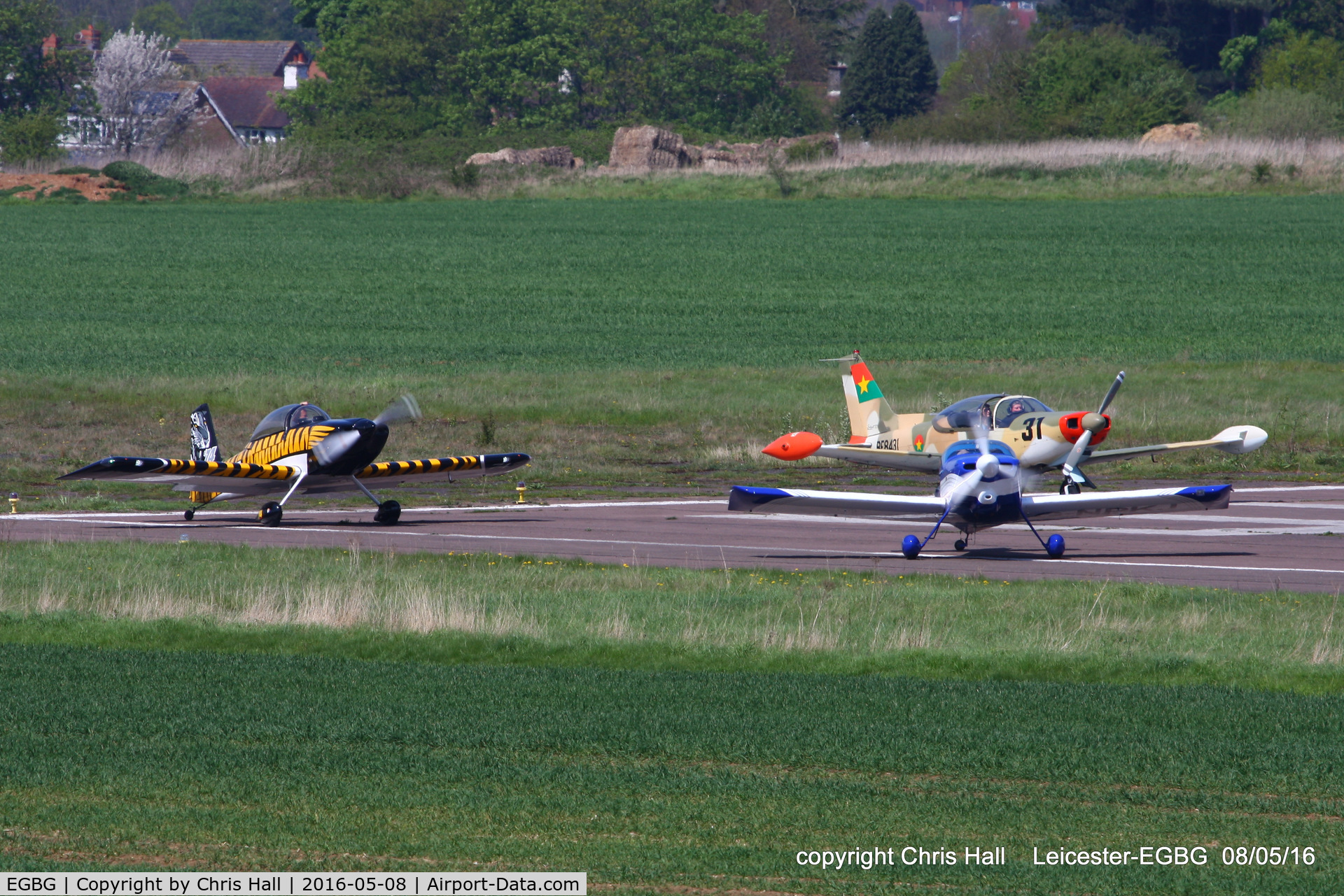 Leicester Airport, Leicester, England United Kingdom (EGBG) - waiting for the start of the Royal Aero Club air race at Leicester