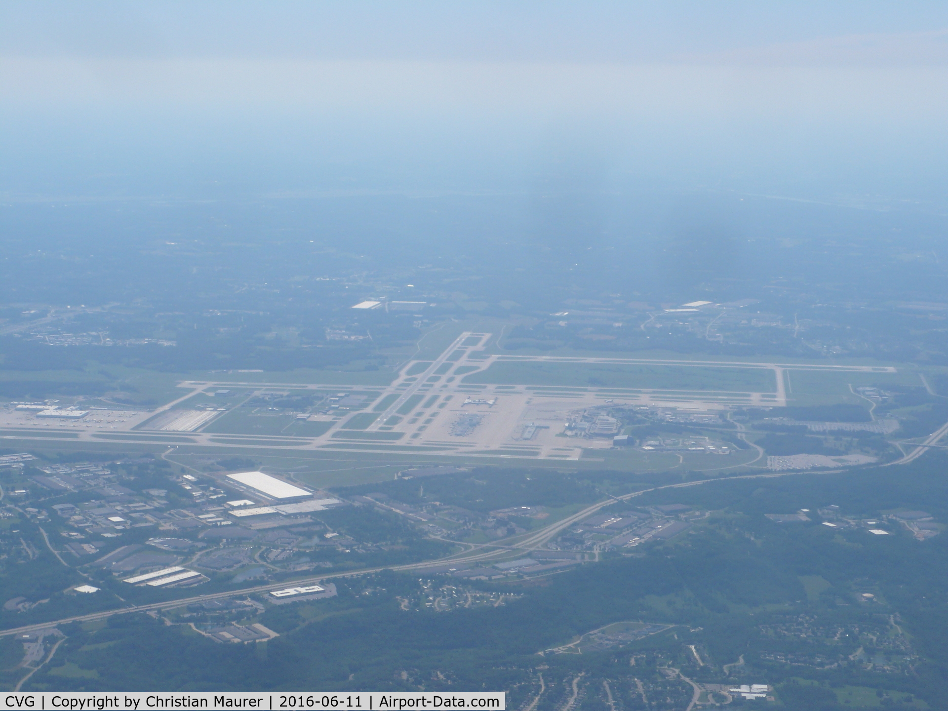 Cincinnati/northern Kentucky International Airport (CVG) - On Downwind Taken from a ERJ-145