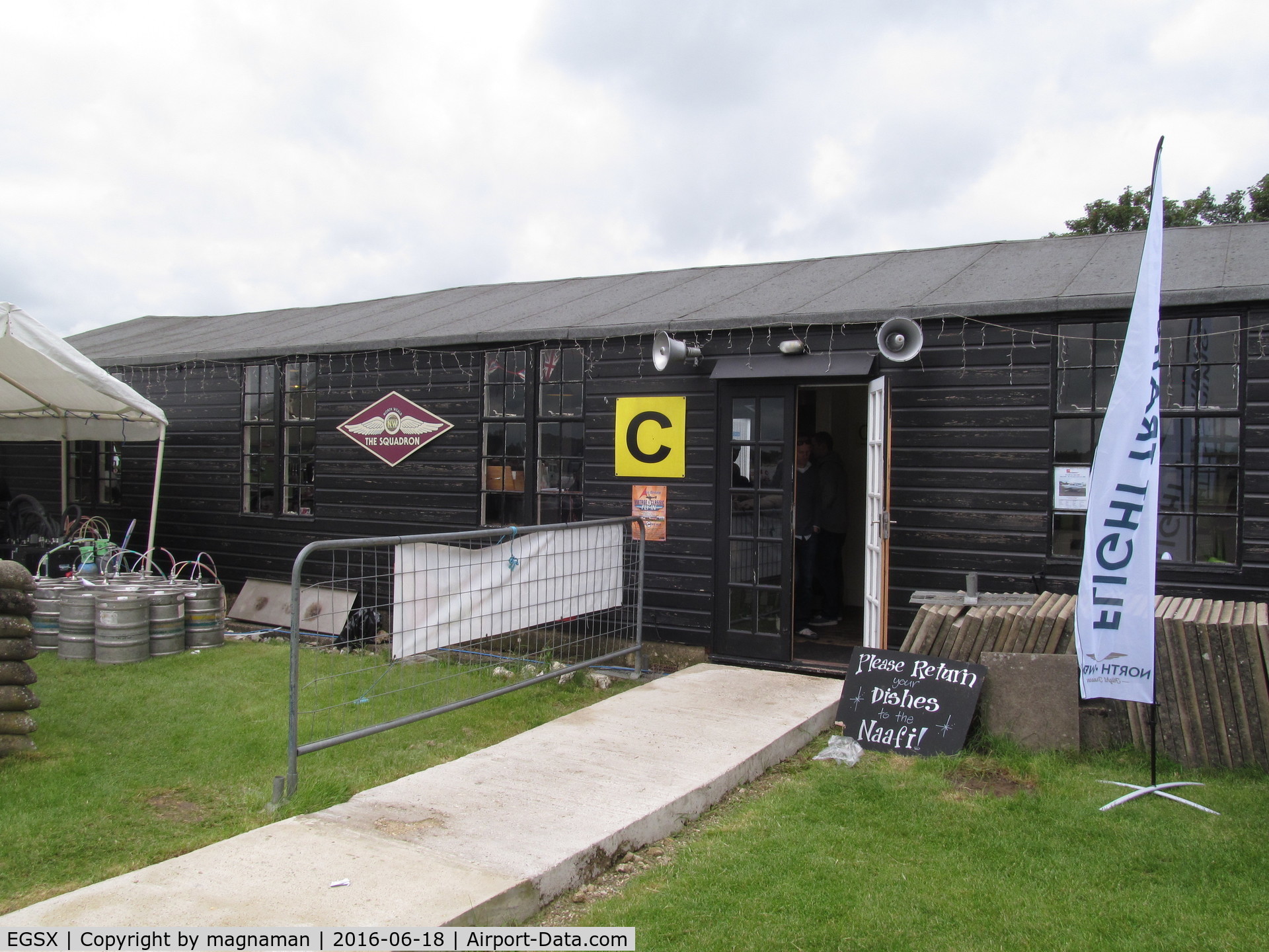 North Weald Airfield Airport, North Weald, England United Kingdom (EGSX) - is that c for café or control?