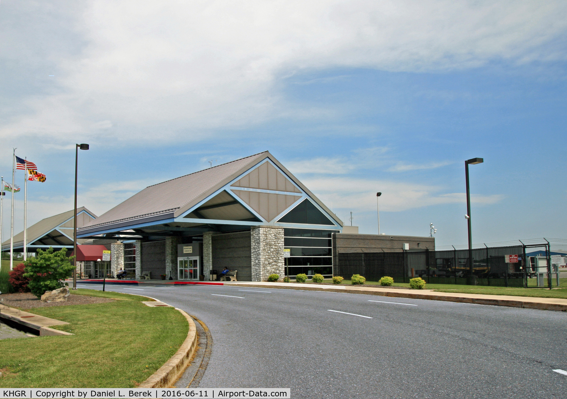 Hagerstown Rgnl-richard A Henson Fld Airport (HGR) - This is the passenger terminal of Hagerstown Regional Airport.