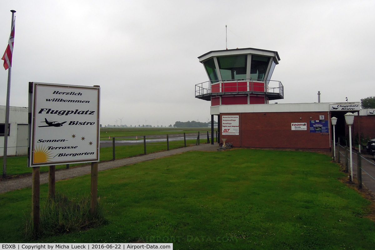 EDXB Airport - A gloomy morning at Heide-Büsum, but after 5 minutes in the air, enroute to Helgoland, it cleared up and became a gorgeous summer day