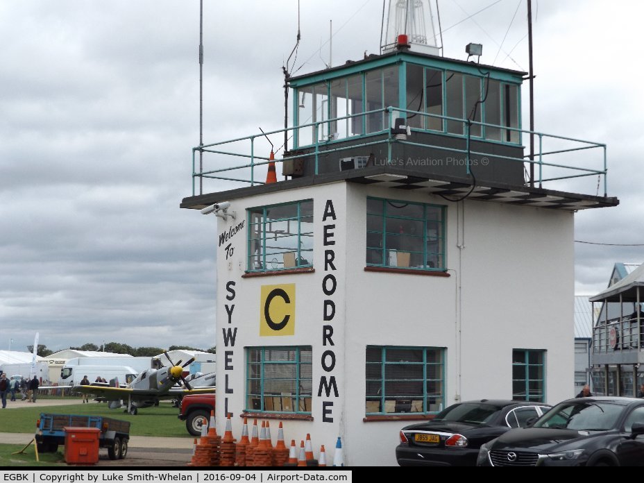 Sywell Aerodrome Airport, Northampton, England United Kingdom (EGBK) - Sywell tower.