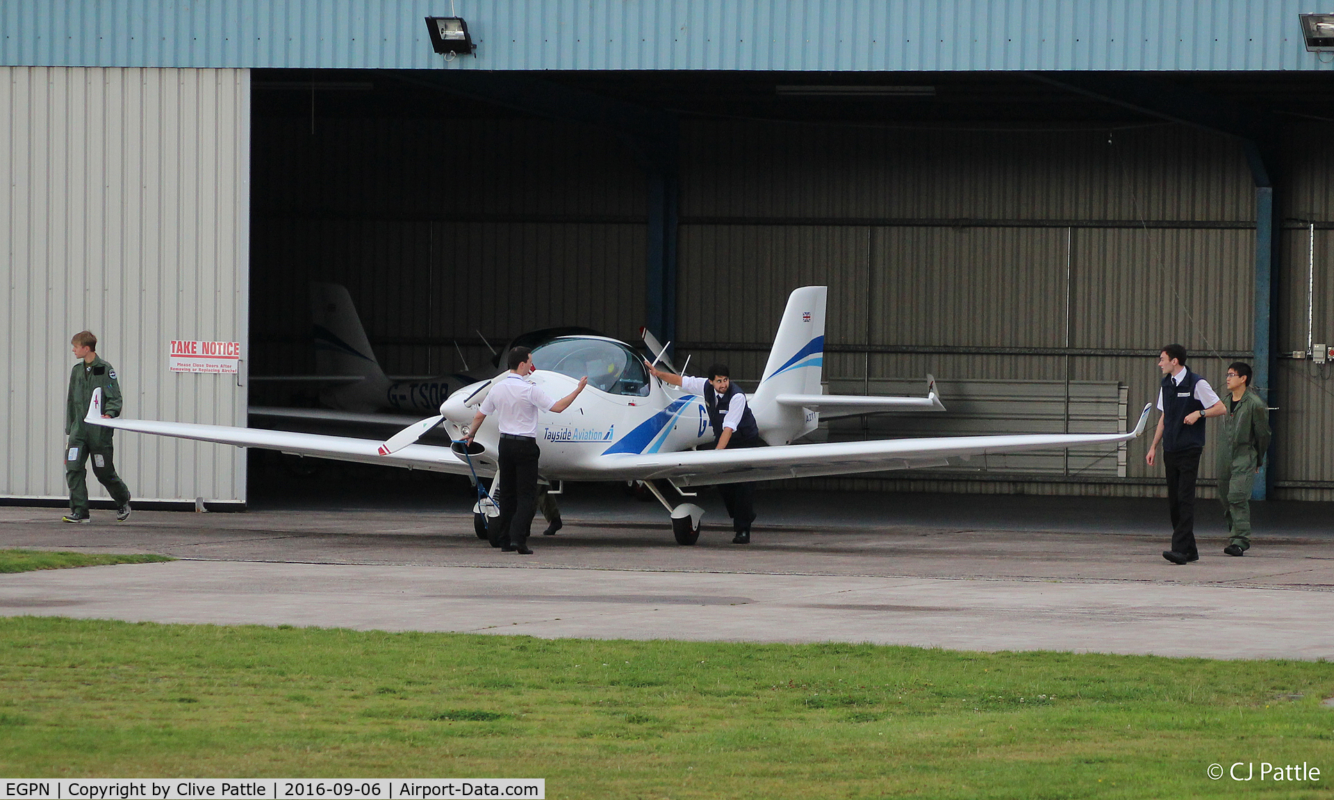 Dundee Airport, Dundee, Scotland United Kingdom (EGPN) - Early morning activity with Tayside Aviation at Dundee EGPN