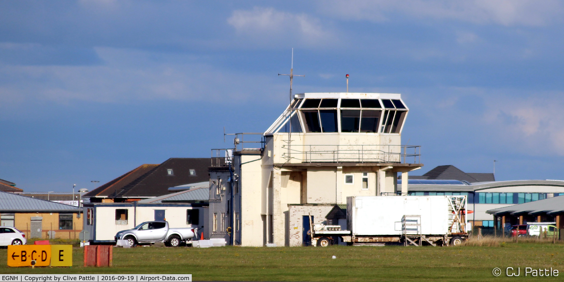 Blackpool International Airport, Blackpool, England United Kingdom (EGNH) - Blackpool Tower EGNH