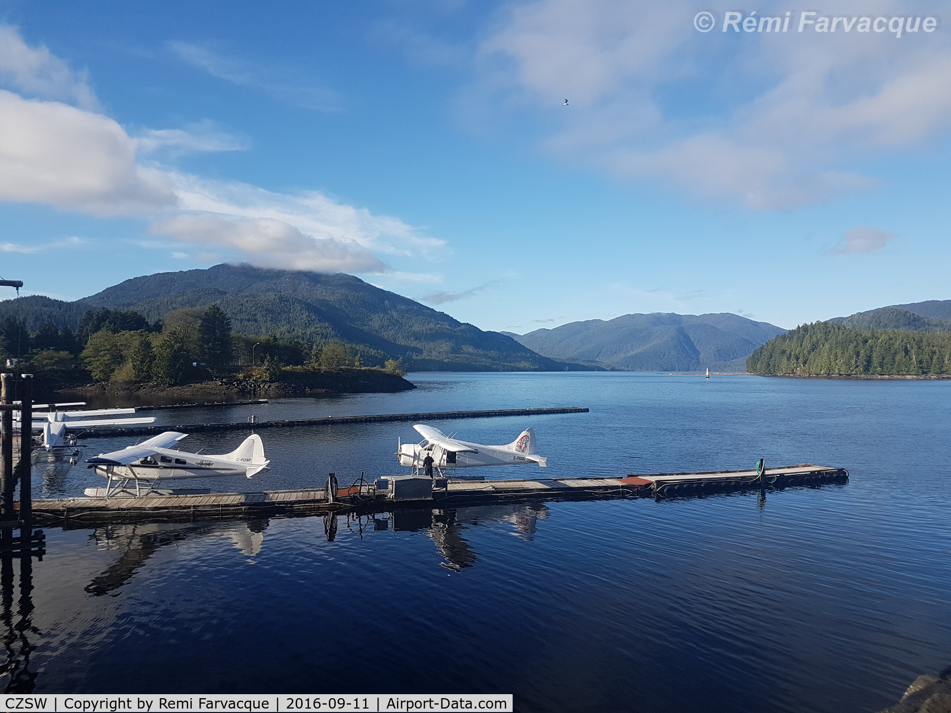 Prince Rupert/Seal Cove Water Airport, Prince Rupert, British Columbia Canada (CZSW) - General view of docks.