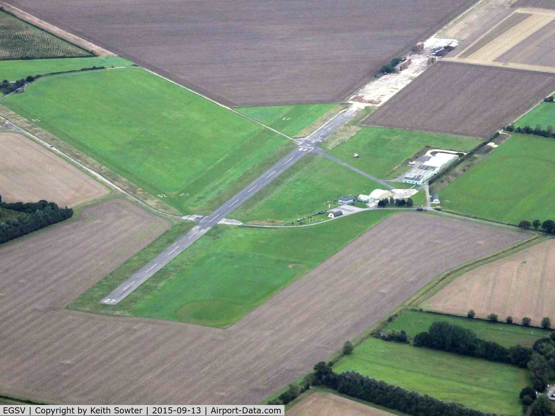 Old Buckenham Airport, Norwich, England United Kingdom (EGSV) - Taken from a hot air balloon