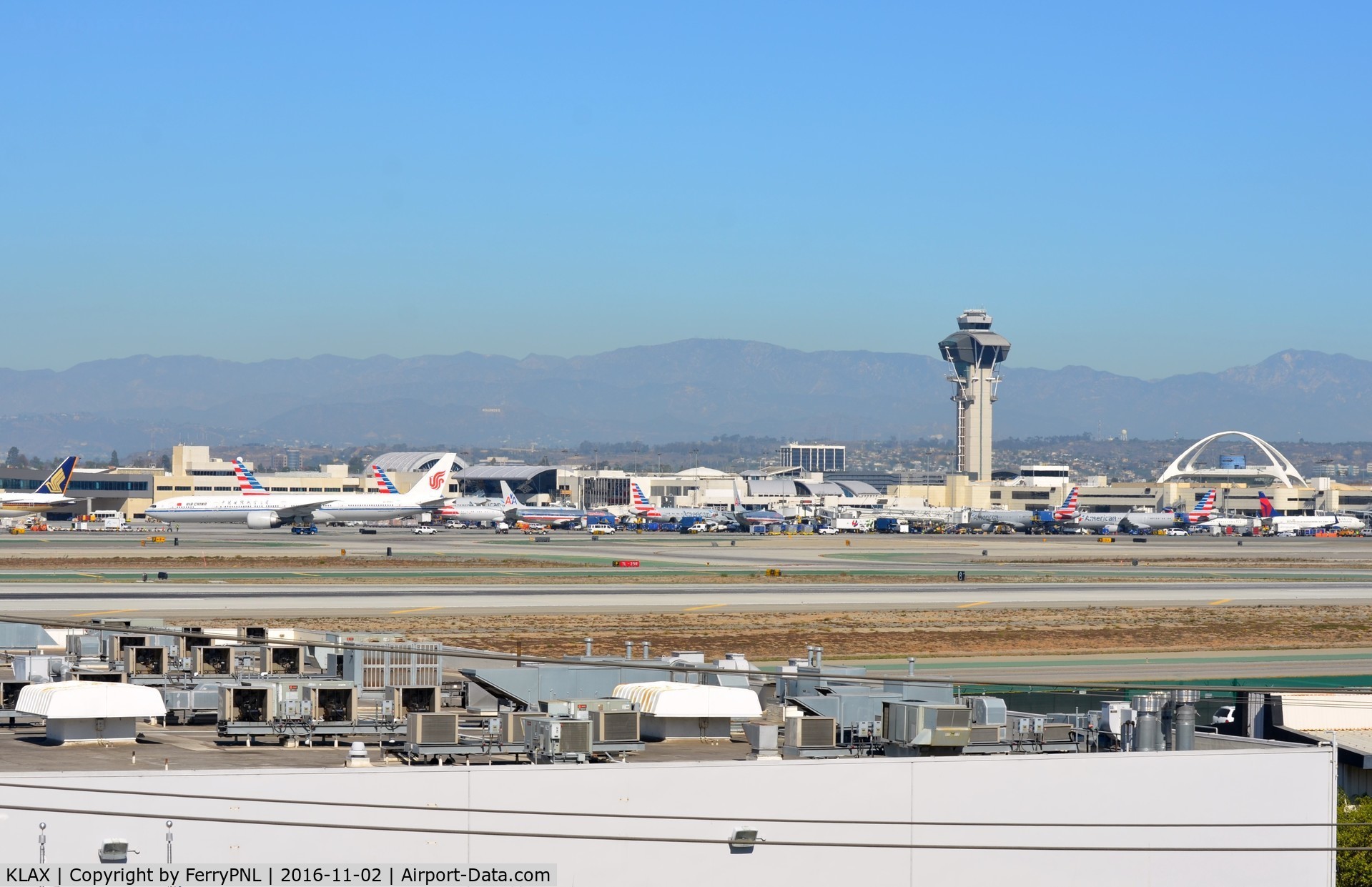 Los Angeles International Airport (LAX) - LAX overview from Imperial Hill
