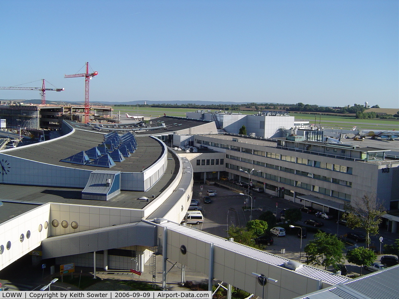 Vienna International Airport, Vienna Austria (LOWW) - Taken from viewing area