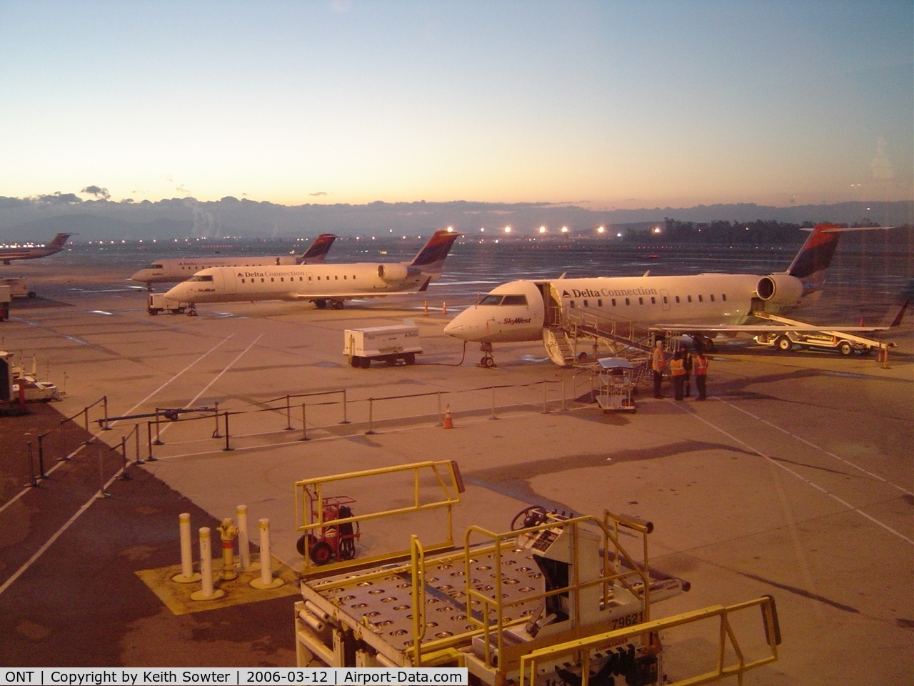 Ontario International Airport (ONT) - Stands at Dawn