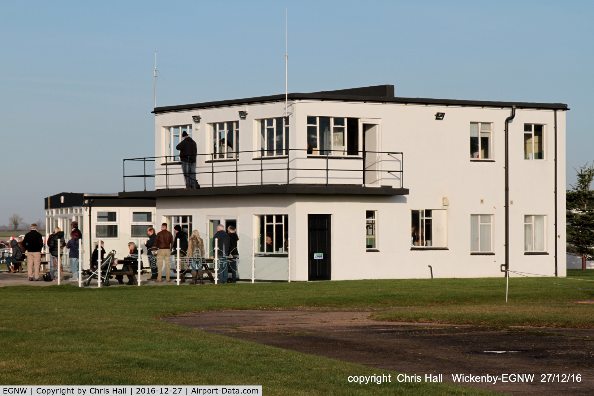 Wickenby Aerodrome Airport, Lincoln, England United Kingdom (EGNW) - Wickenby Tower