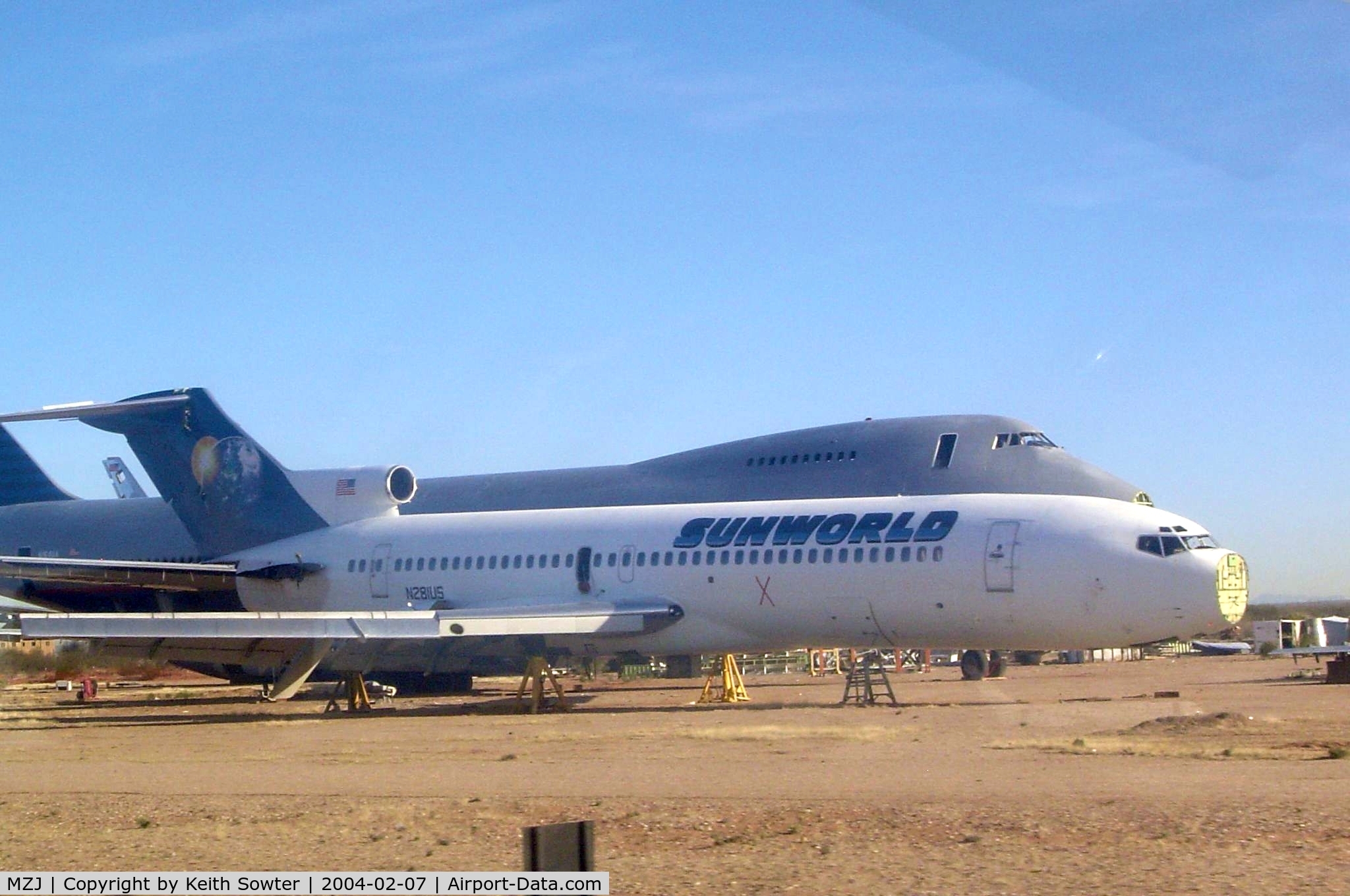 Pinal Airpark Airport (MZJ) - Image taken through perspex window of aircraft whilst overflying / taxying around 