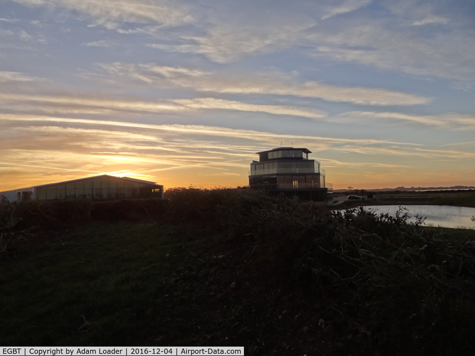 Turweston Aerodrome Airport, Turweston, England United Kingdom (EGBT) - New tower at Turweston