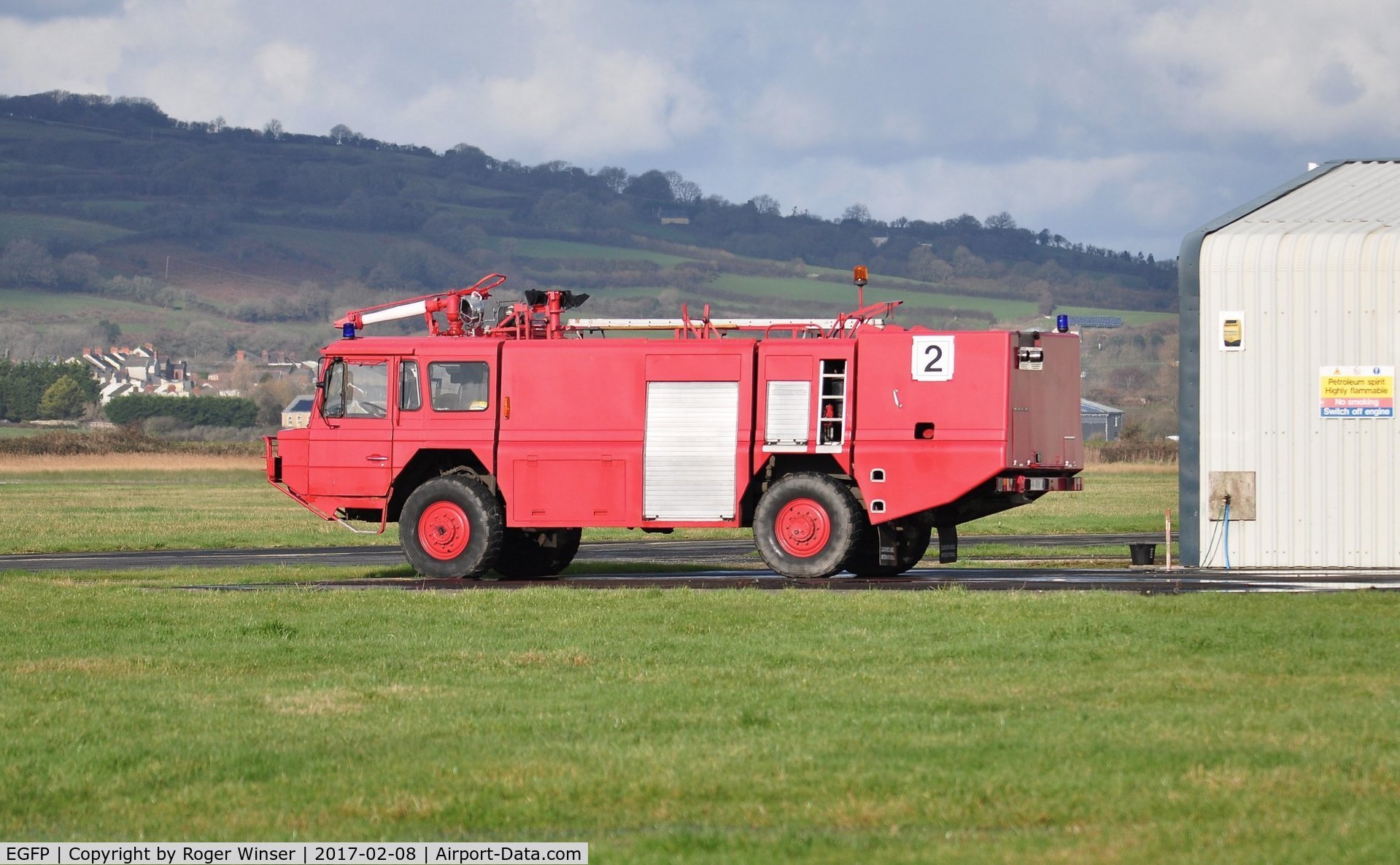 Pembrey Airport, Pembrey, Wales United Kingdom (EGFP) - Ex-Royal Navy Carmichael Fire and Rescue tender No.2)