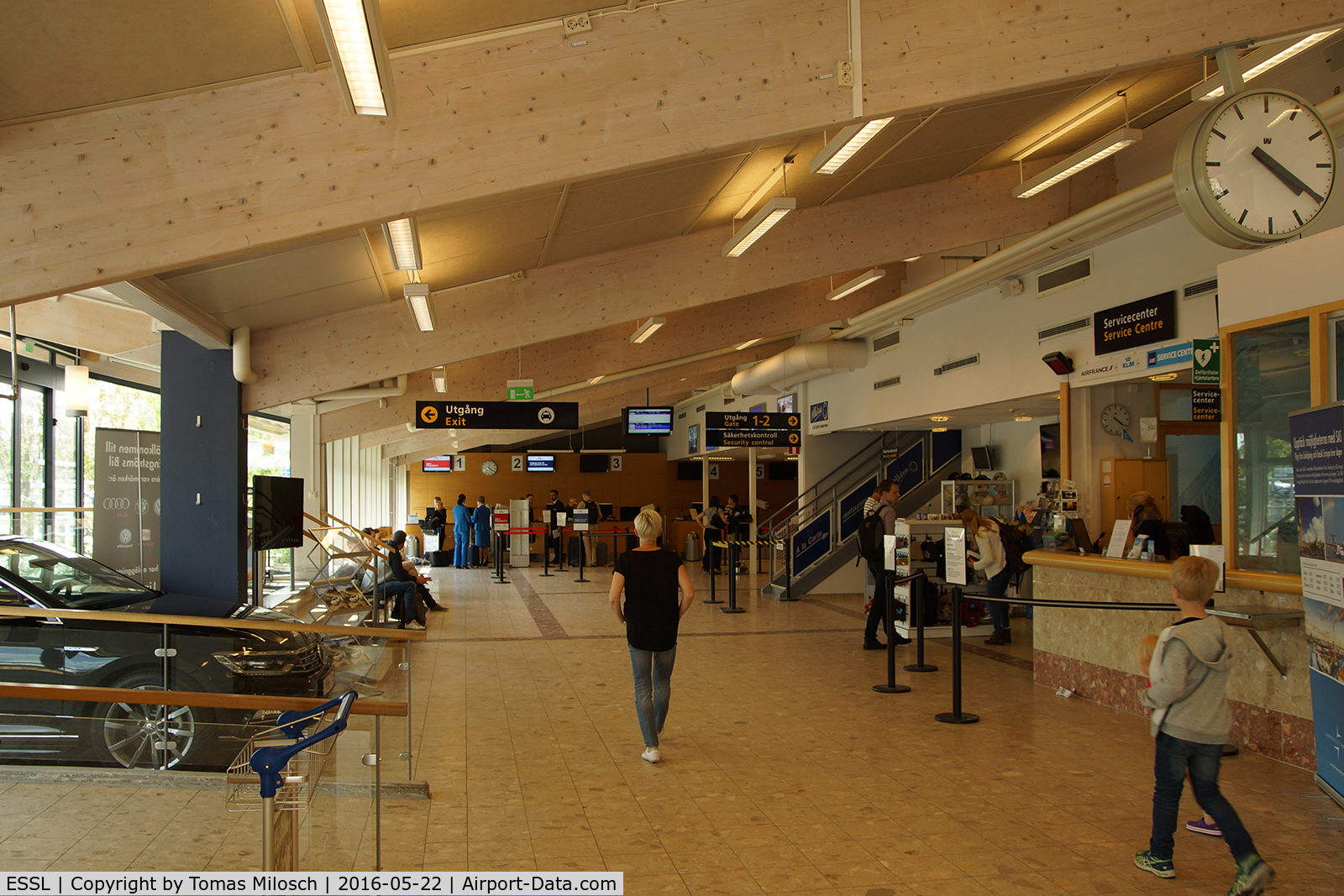 Linköping-Saab Airport, Linköping Sweden (ESSL) - Inside the terminal at Linköping City Airport