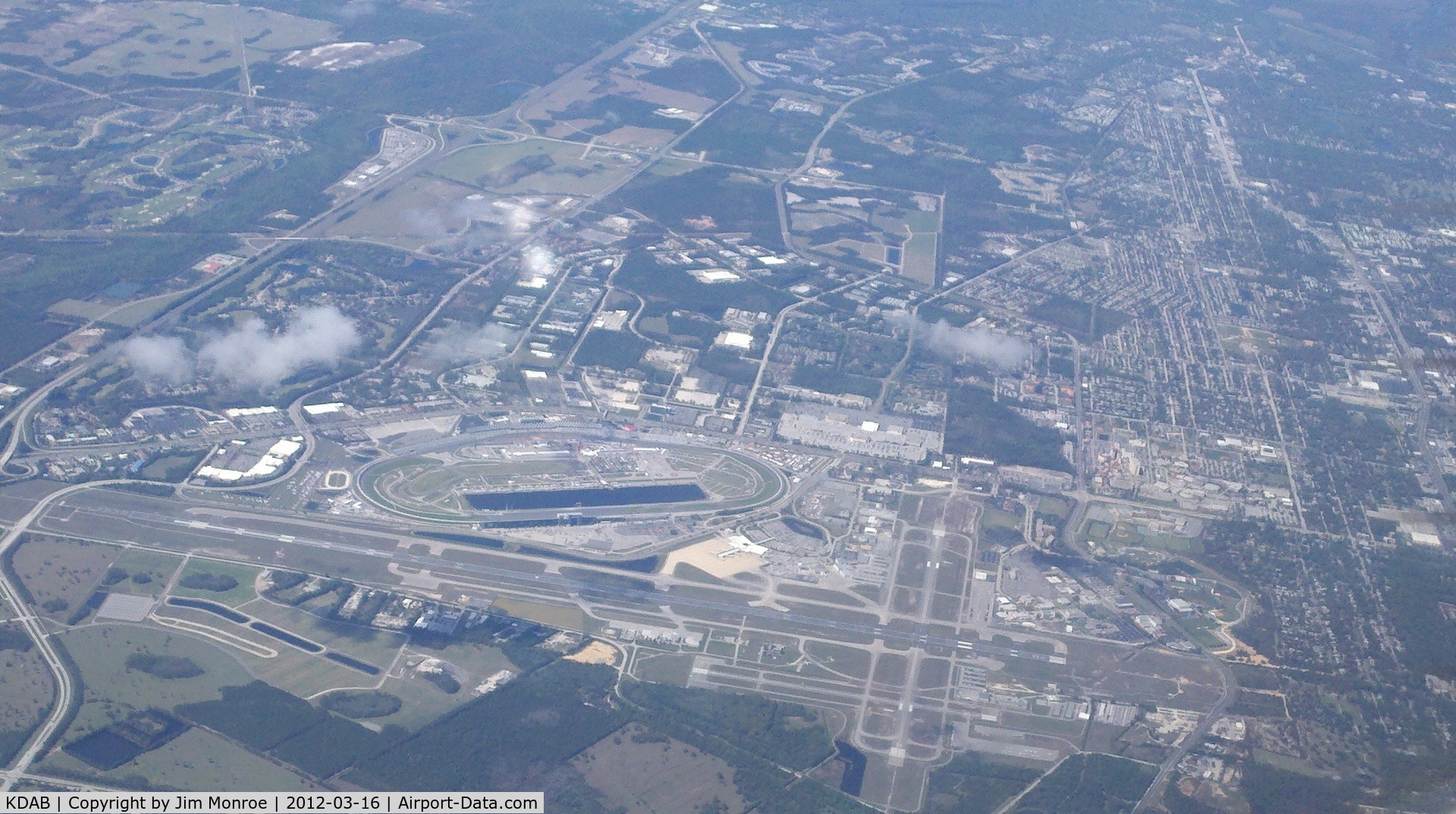 Daytona Beach International Airport (DAB) - FLying up the east coast of Florida at 8,000 feet