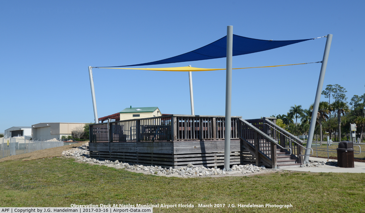 Naples Municipal Airport (APF) - Observation Deck At Naples FL Airport. Superb location. 