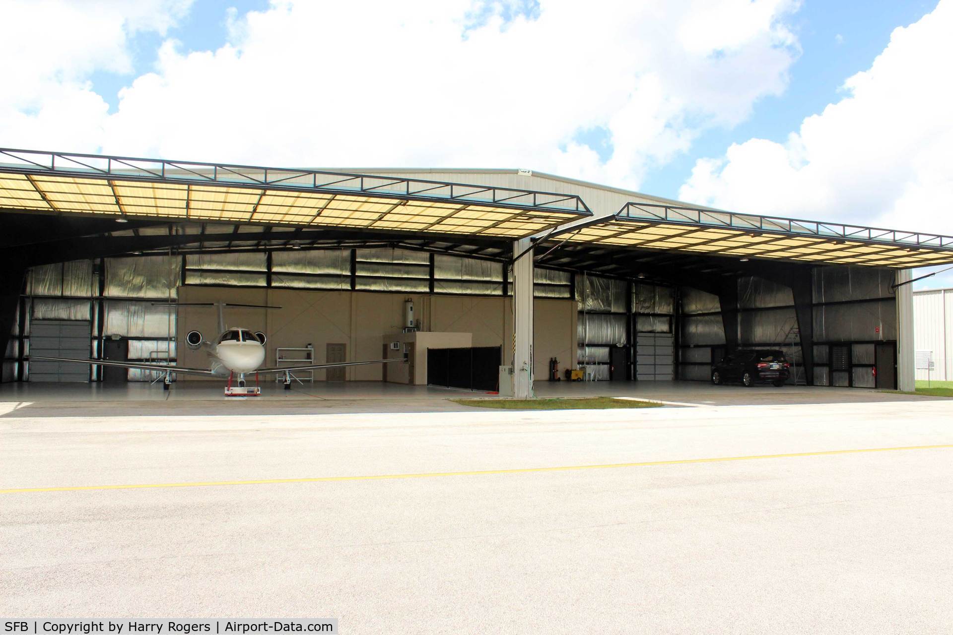 Orlando Sanford International Airport (SFB) - South East Ramp hangar facility.