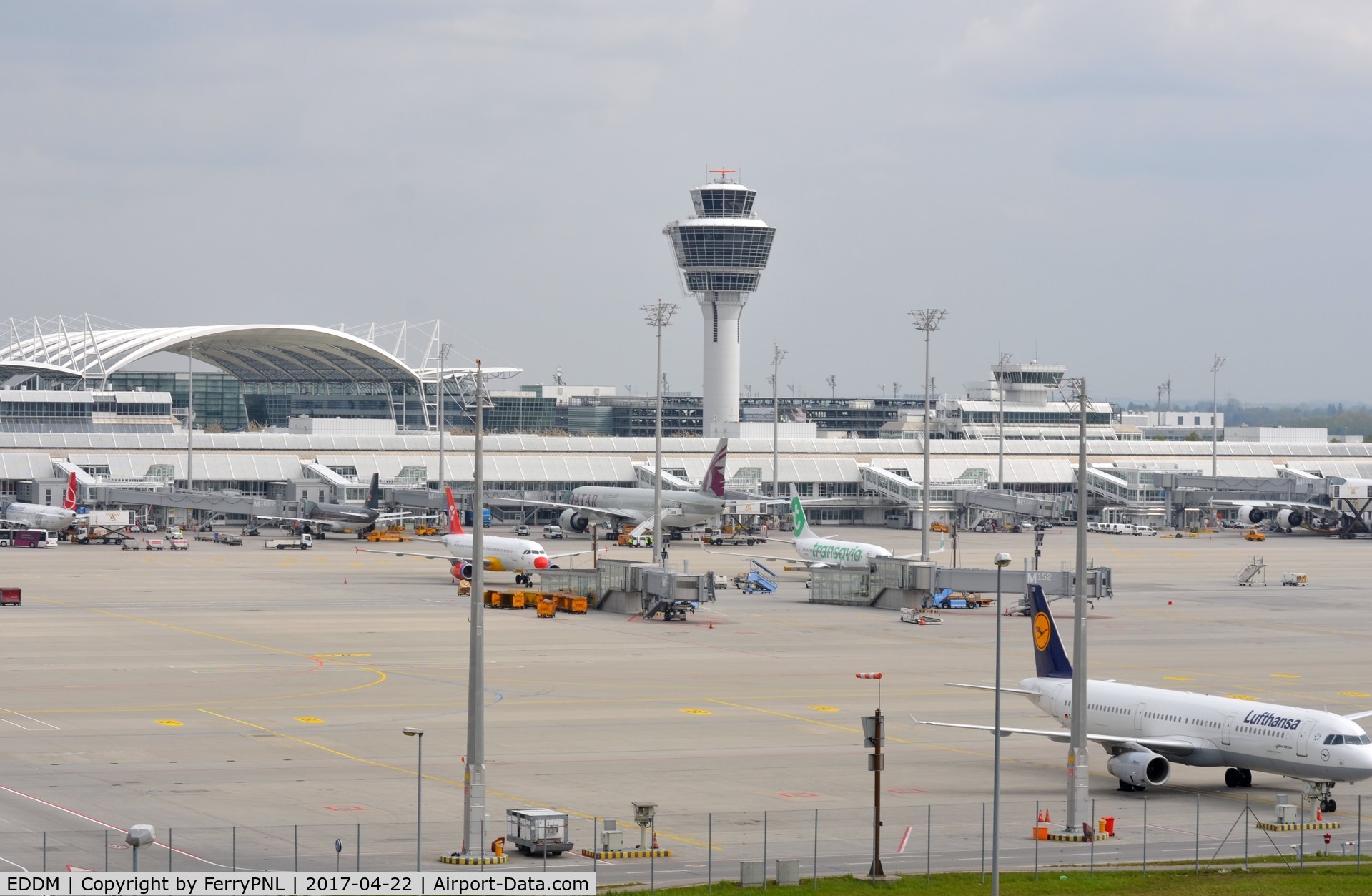 Munich International Airport (Franz Josef Strauß International Airport), Munich Germany (EDDM) - View from the visitor center at MUC