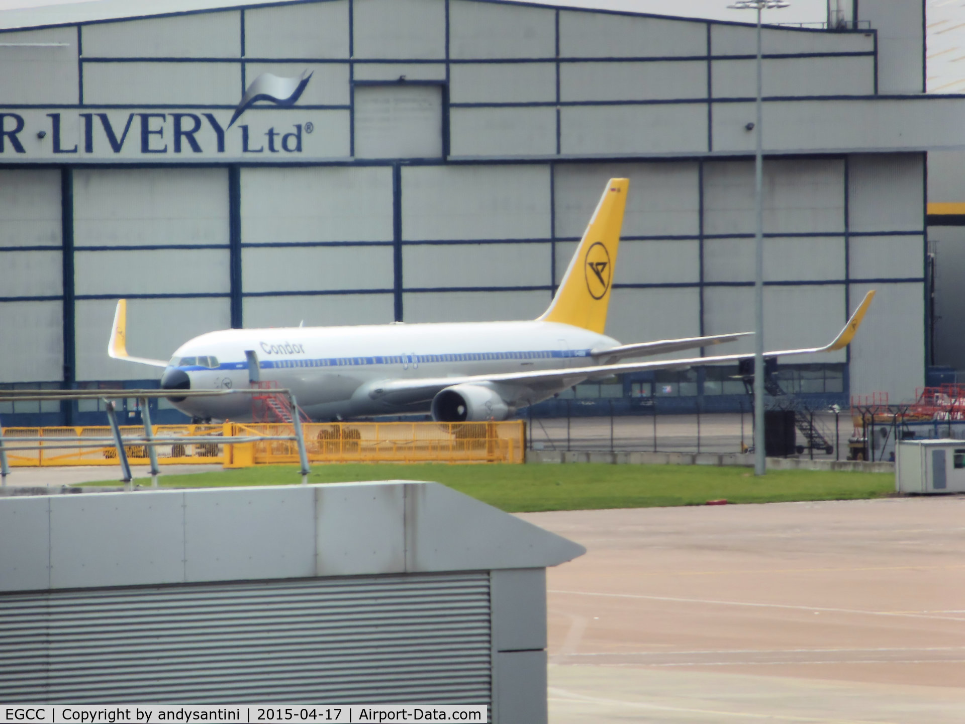 Manchester Airport, Manchester, England United Kingdom (EGCC) - CFG B767 outside the air livery hanger 
