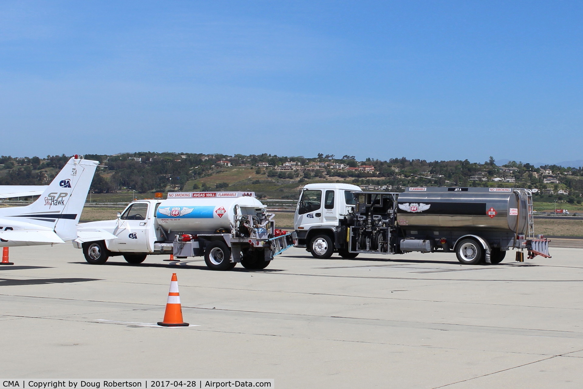Camarillo Airport (CMA) - Busy 100LL Fuel Trucks, at AOPA-FLY-IN