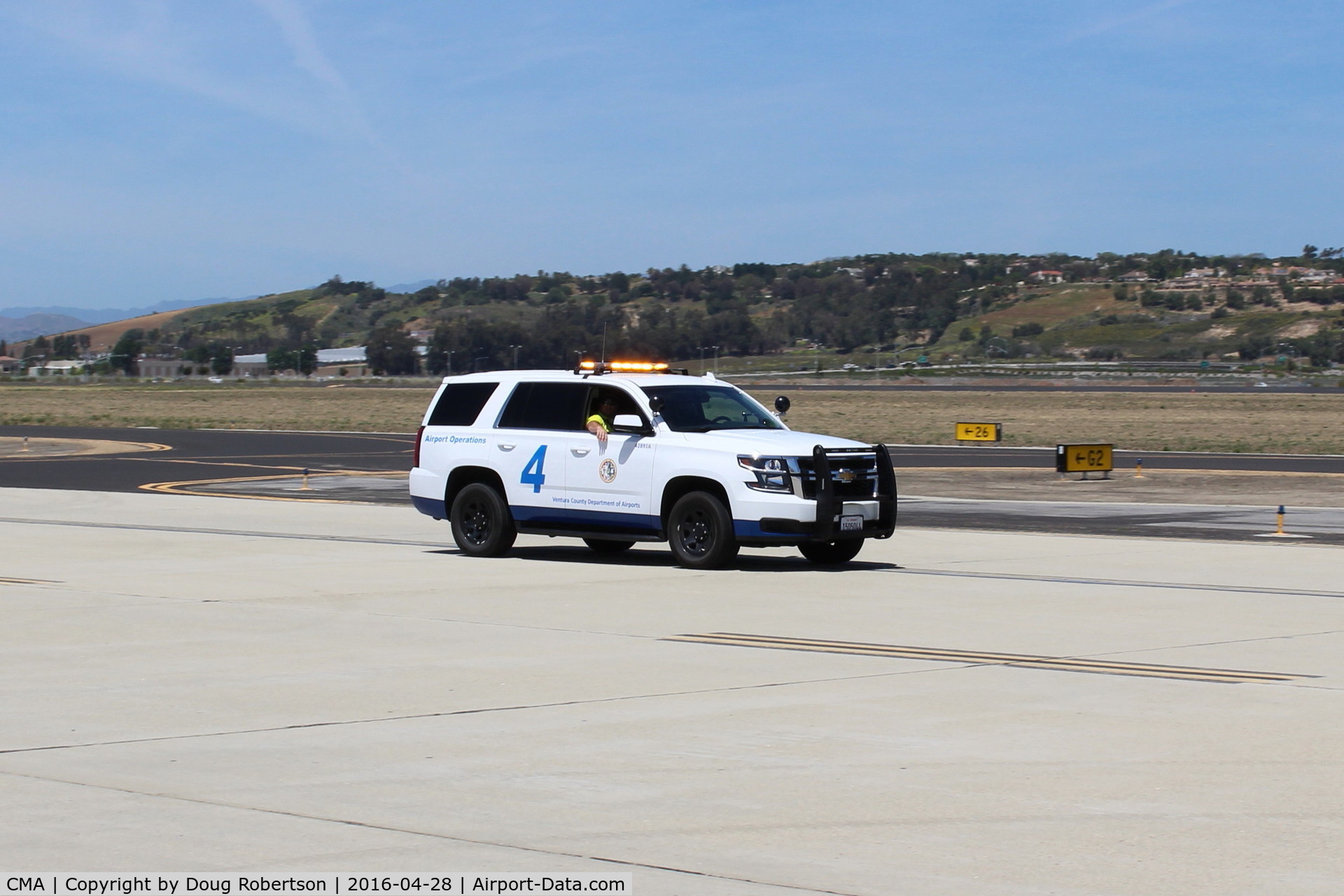 Camarillo Airport (CMA) - Airport Roving Patrol vehicles serve airfield security. AOPA FLY-IN attracts a large number of visiting aircraft/members to many simultaneous seminars and added spectators